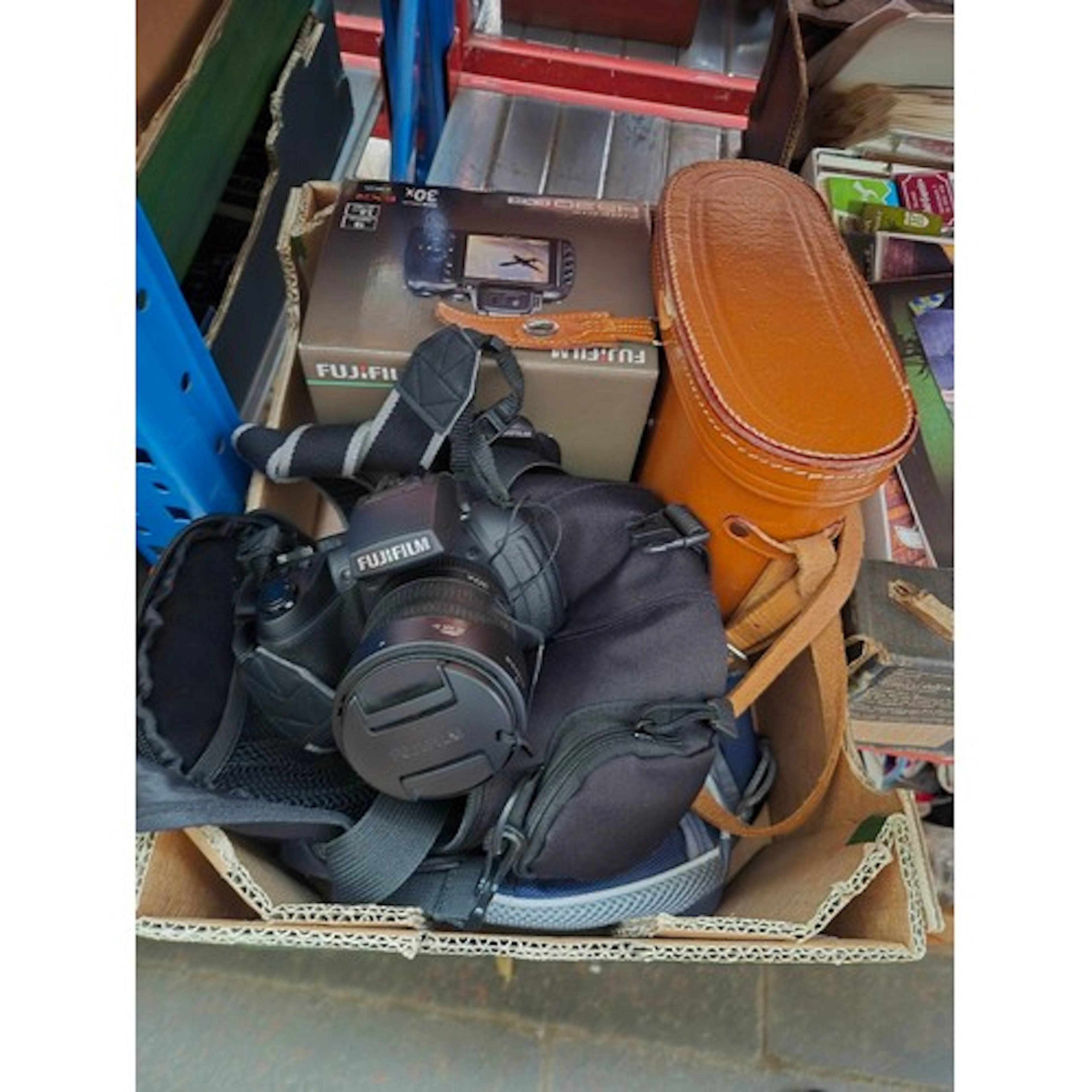 A Fujifilm HS30 EXR with accessories & a pair of Hans Weiss ...