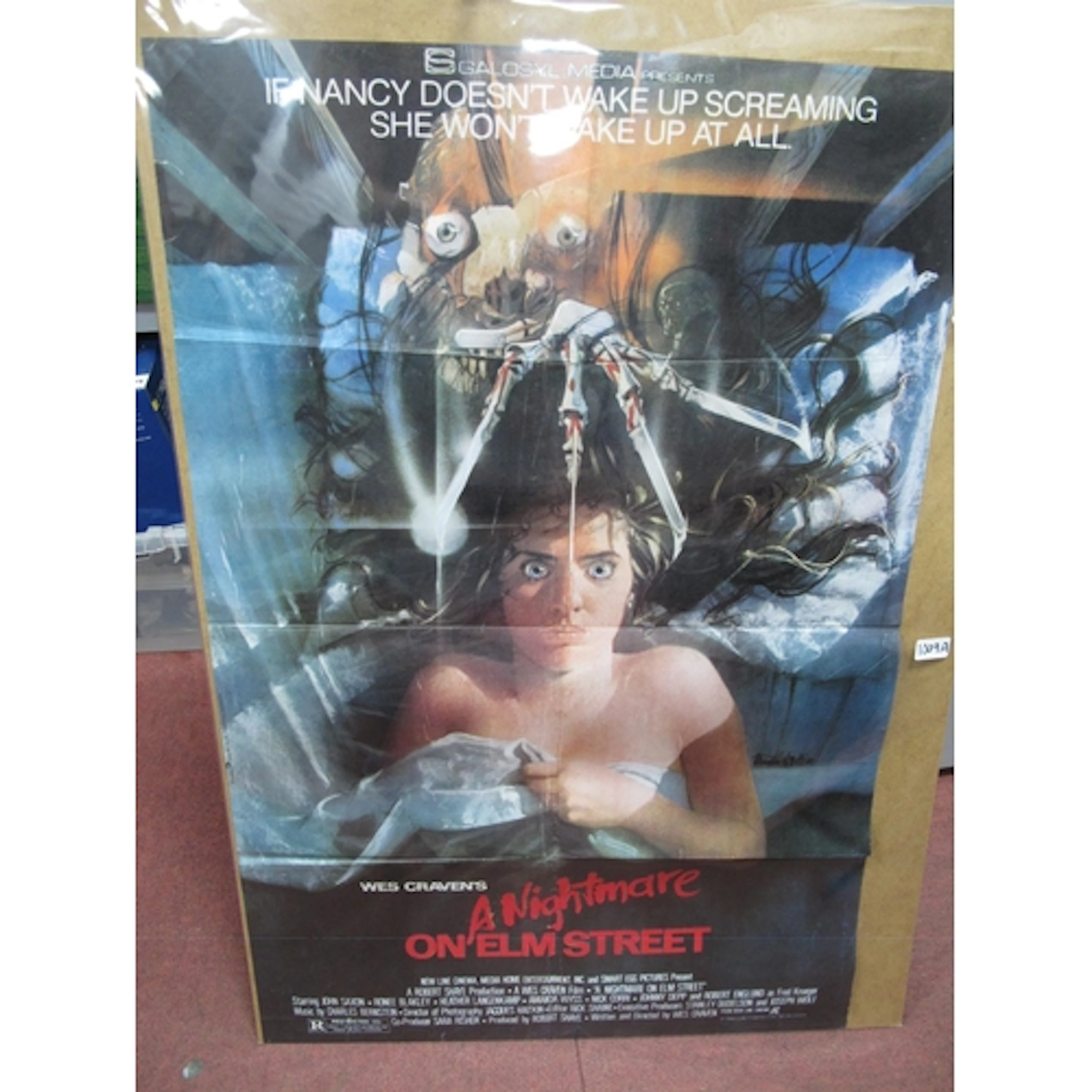 Poster 'Nightmare on Elm Street', featuring Johnny Depp, 98....