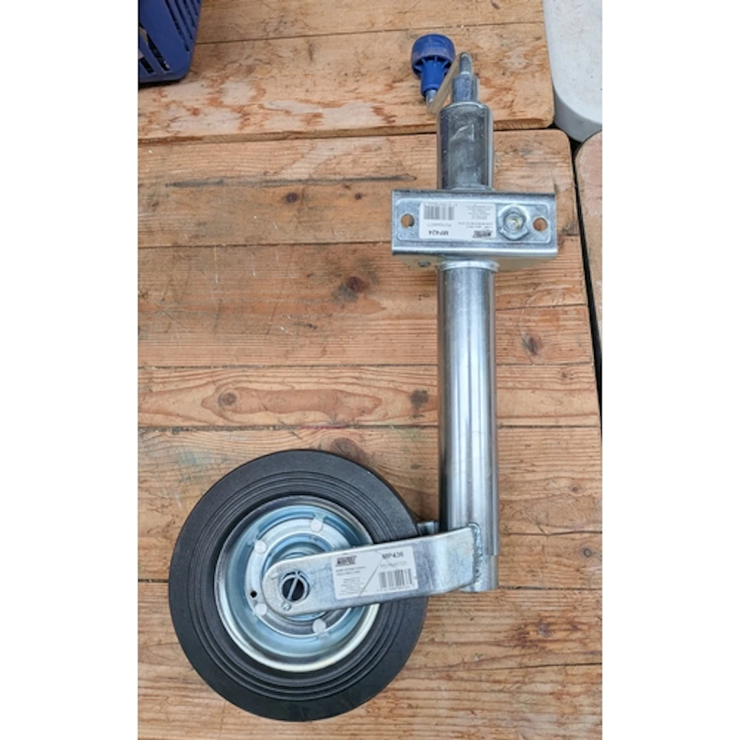 A 48mm 100kg trailer jockey wheel