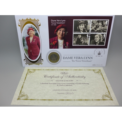 Benham Cover - Valour & Victory Specialist Coin Cover contai...