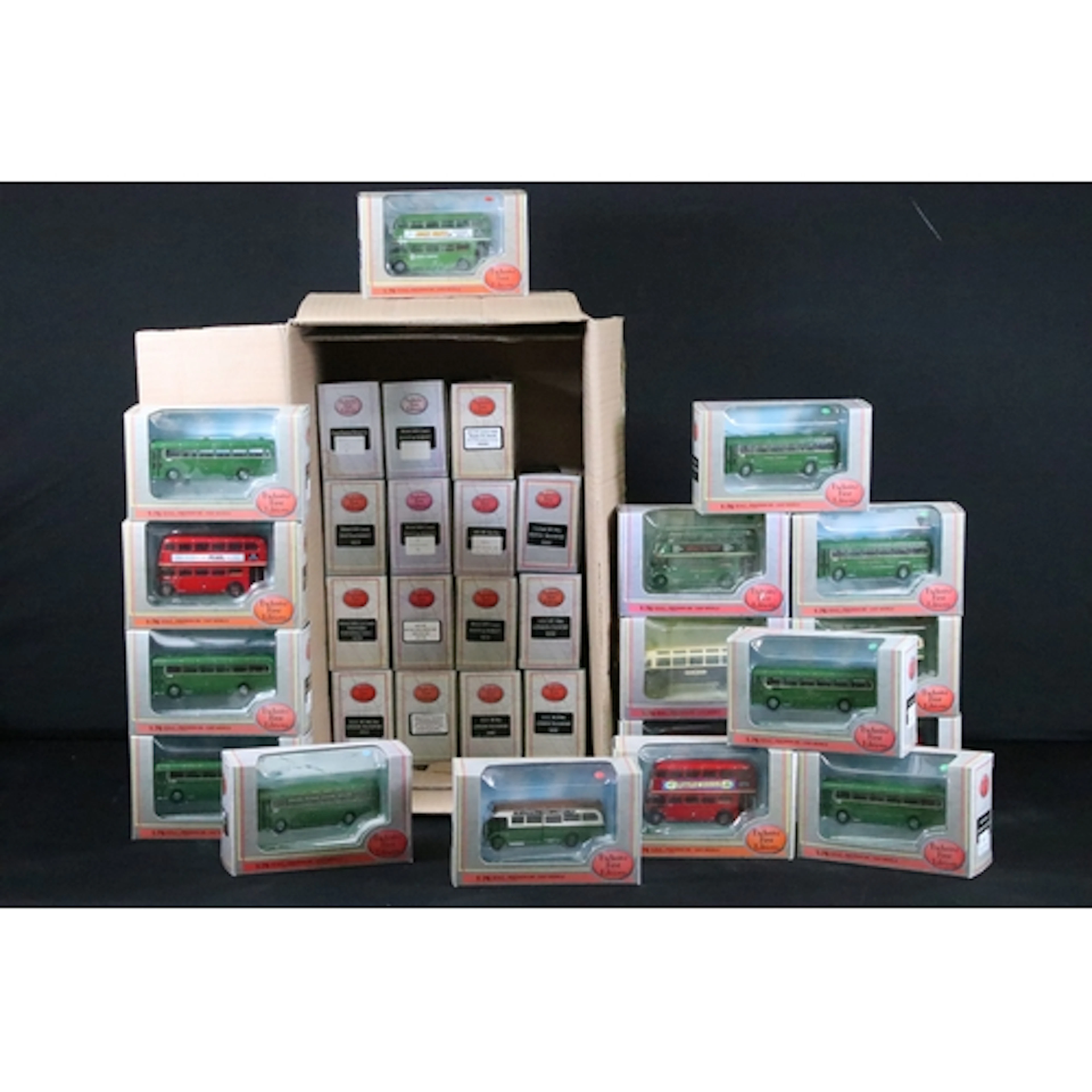 32 Boxed EFE Exclusive First Editions diecast model buses to...