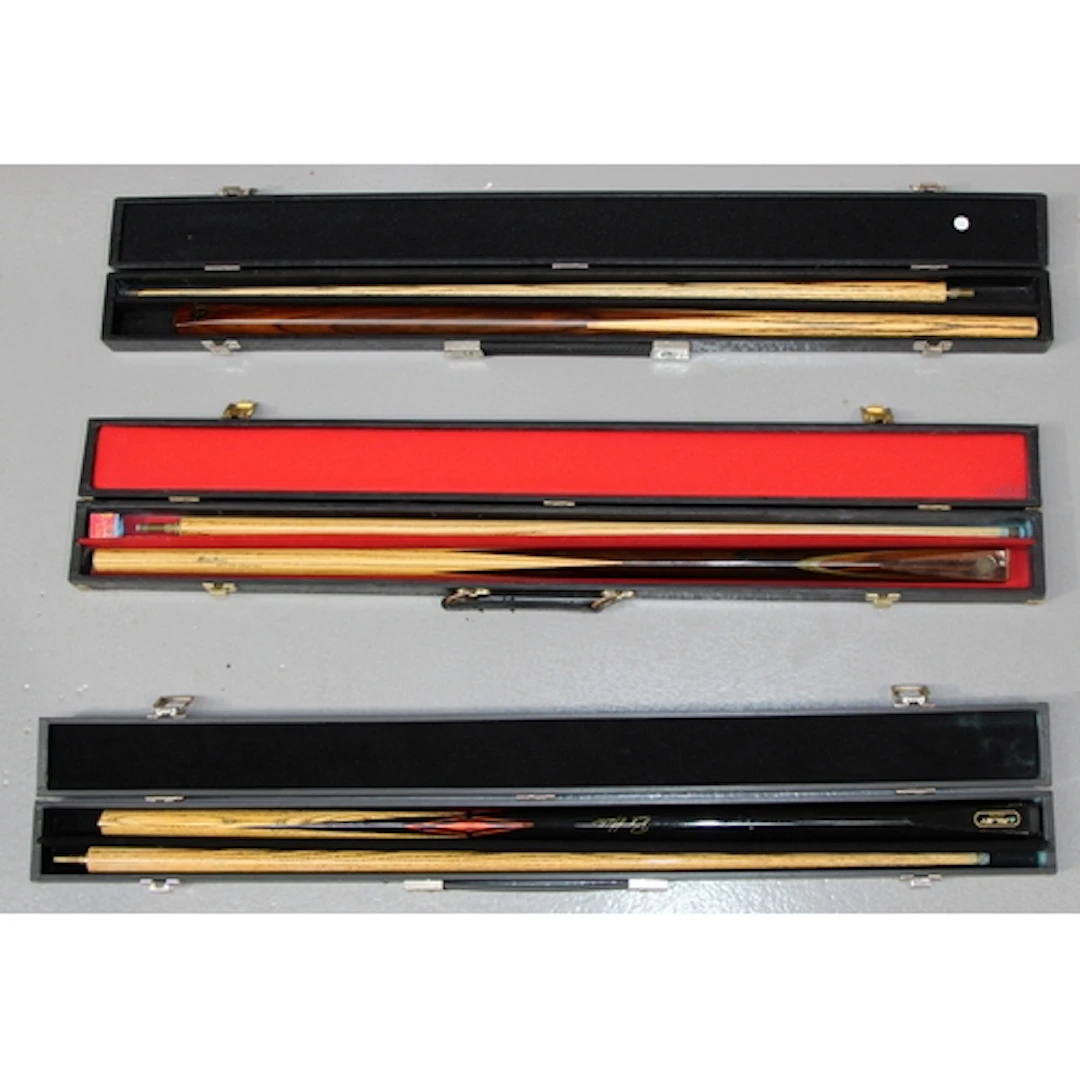 Vintage Snooker Accessories: Paul Hunter endorsed 2 piece Ri...