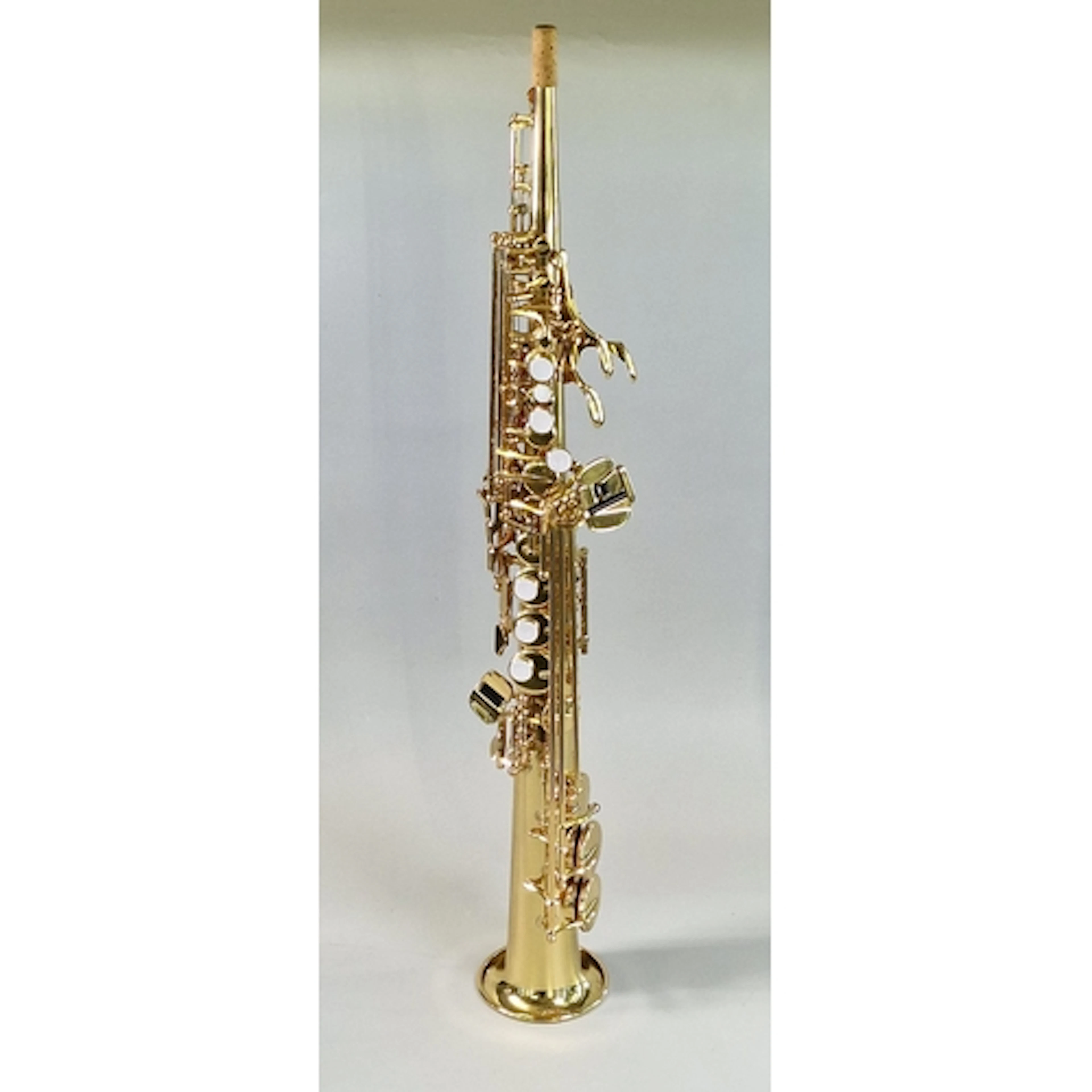 Yamaha YSS-475 gold lacquered Soprano Saxophone. In original...