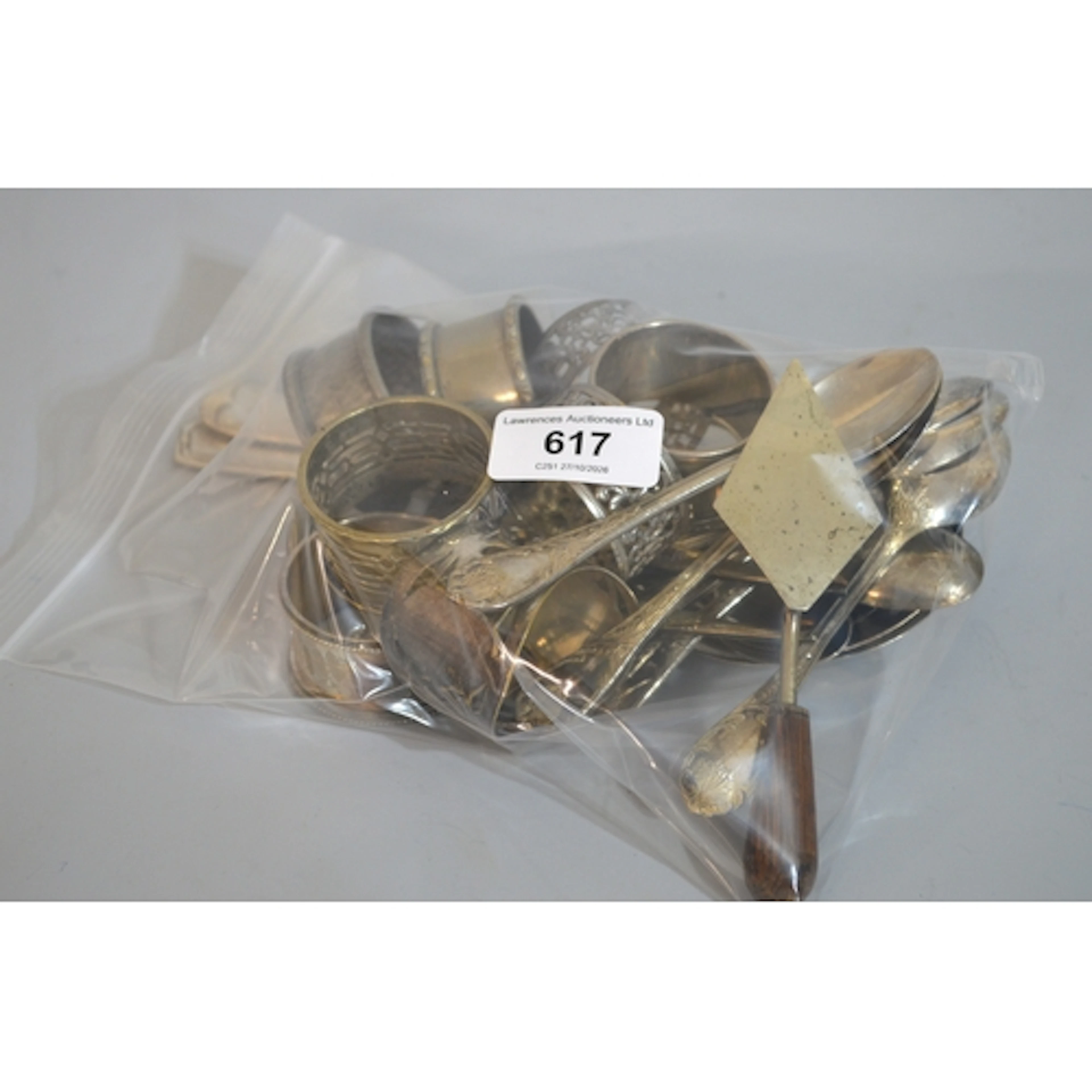 Quantity of silver plated cutlery