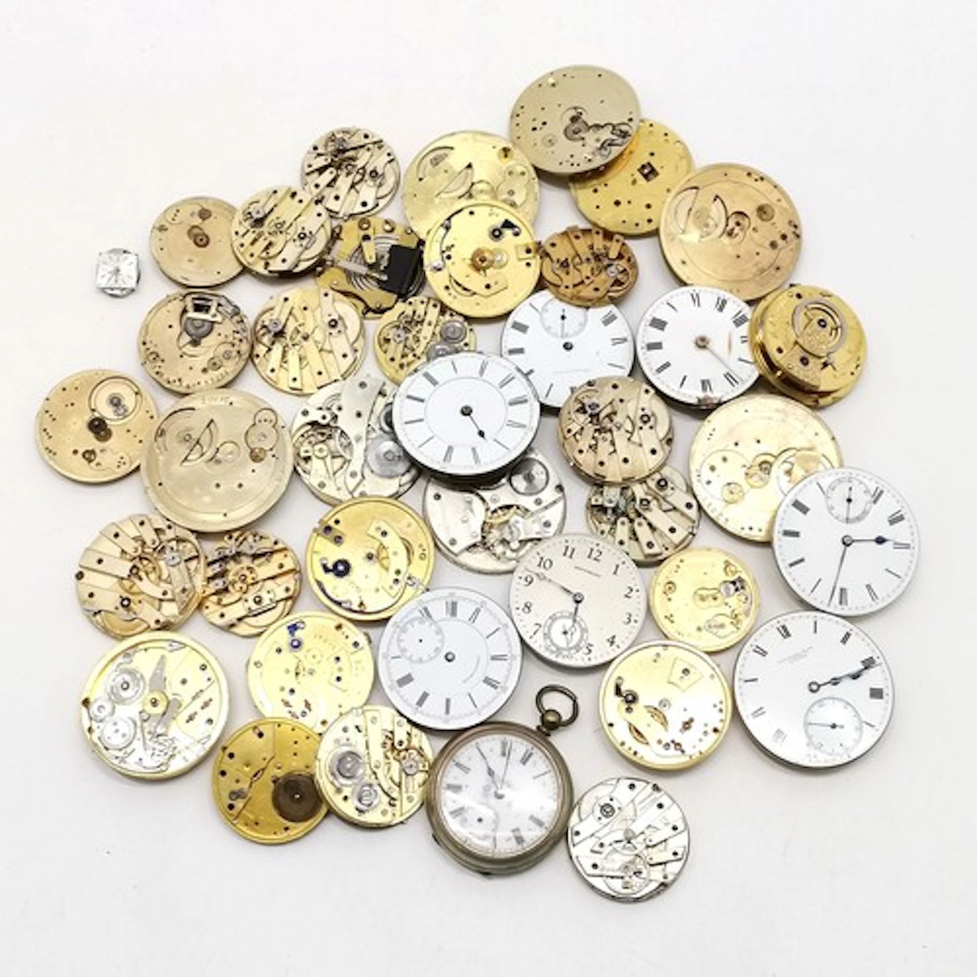 Qty of pocket watch movements inc Barwise (London), Thomas R...