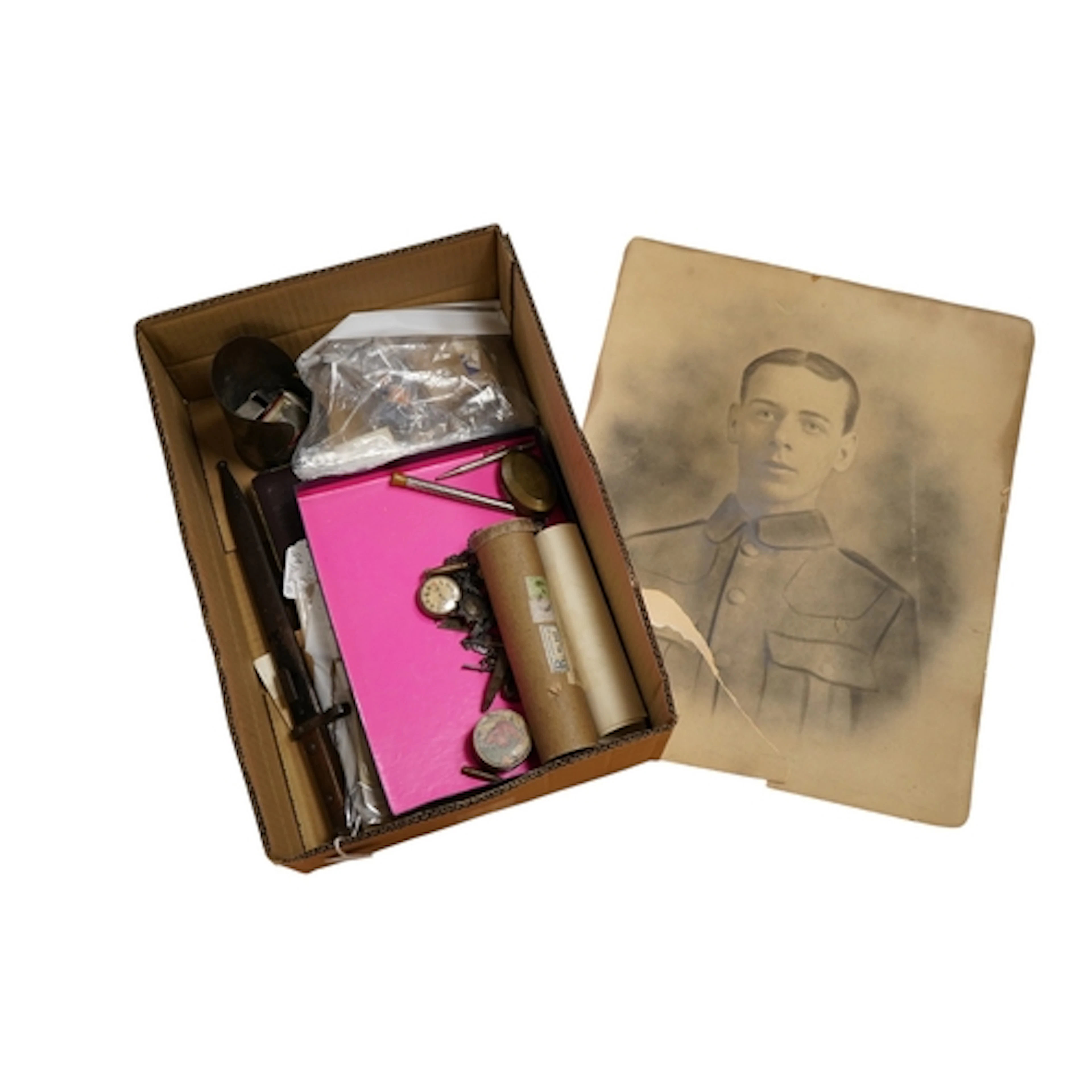 A First World War archive of medals, documents and other ite...