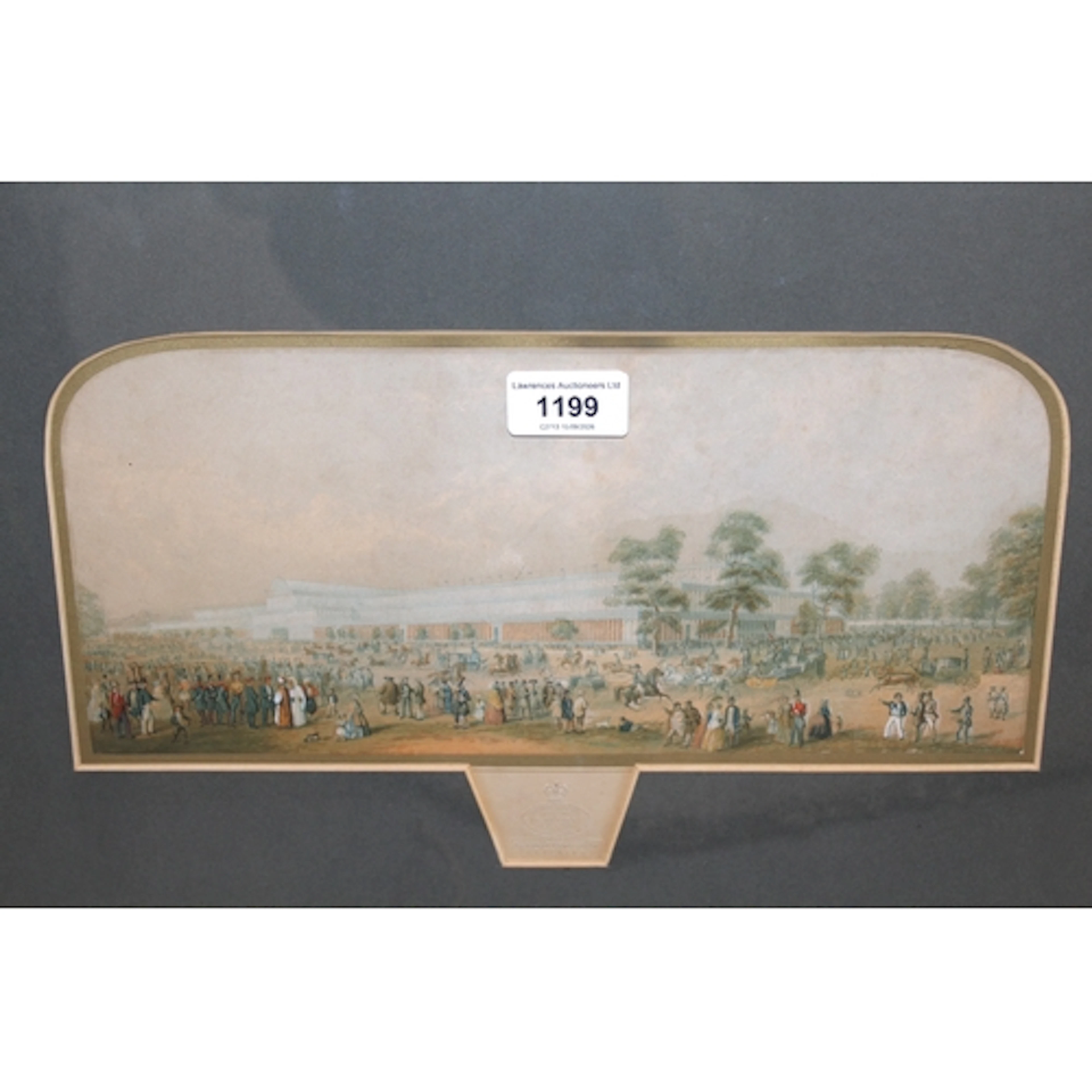 Pair of 19th Century Baxter prints of Crystal Palace, togeth...
