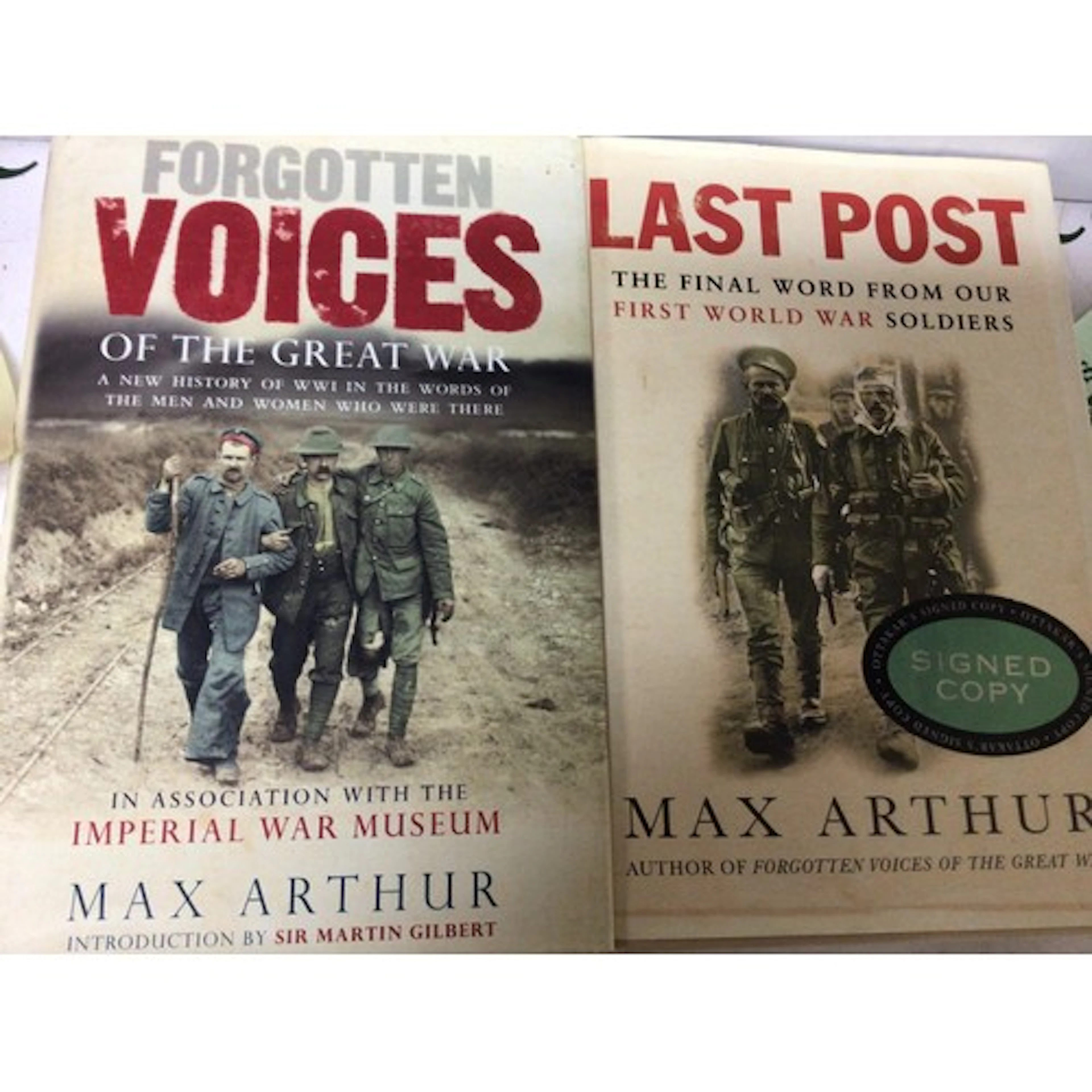 A collection of modern Military themed books including The L...