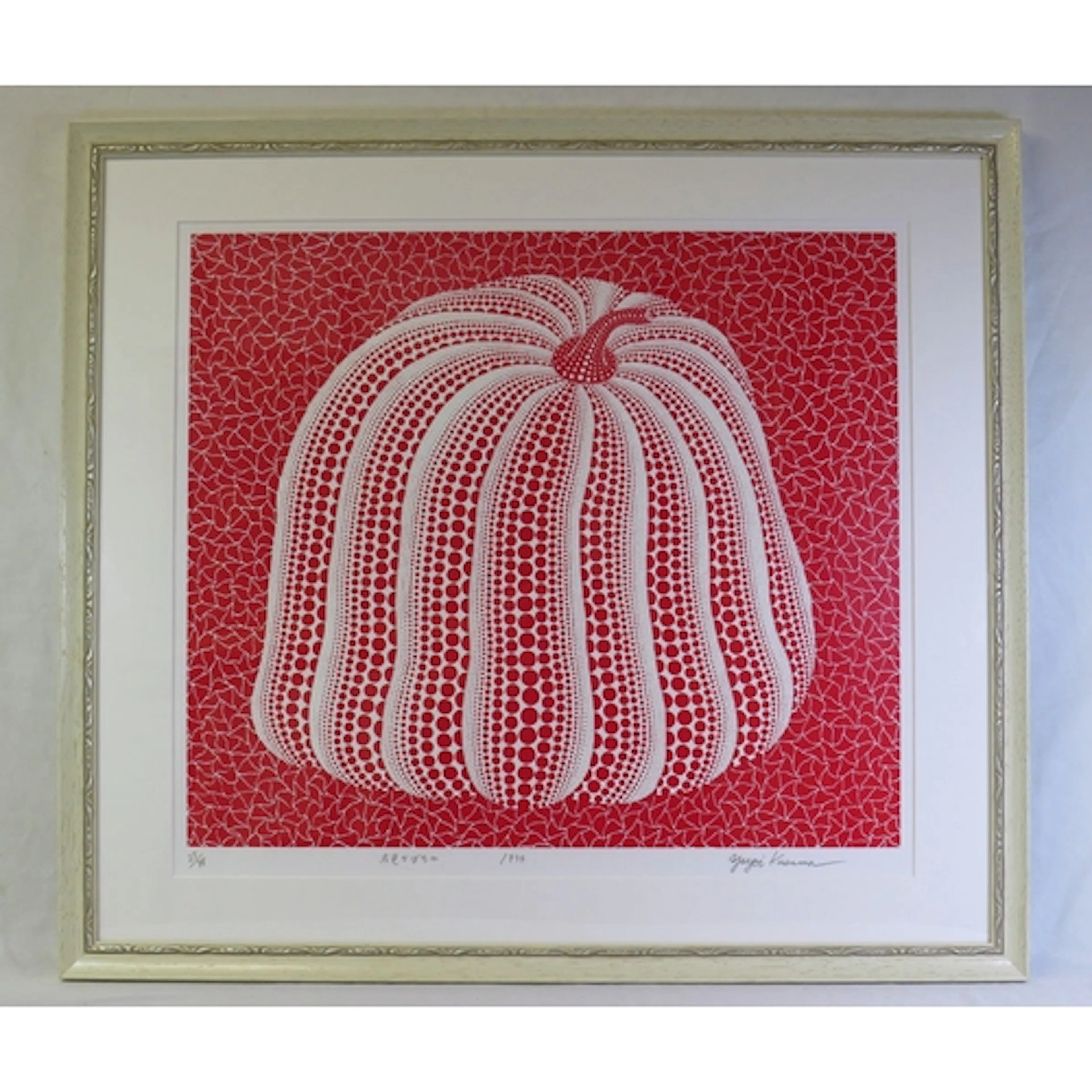 F/g Limited Edition Print entitled 'Red Coloured Pumpkin' da...