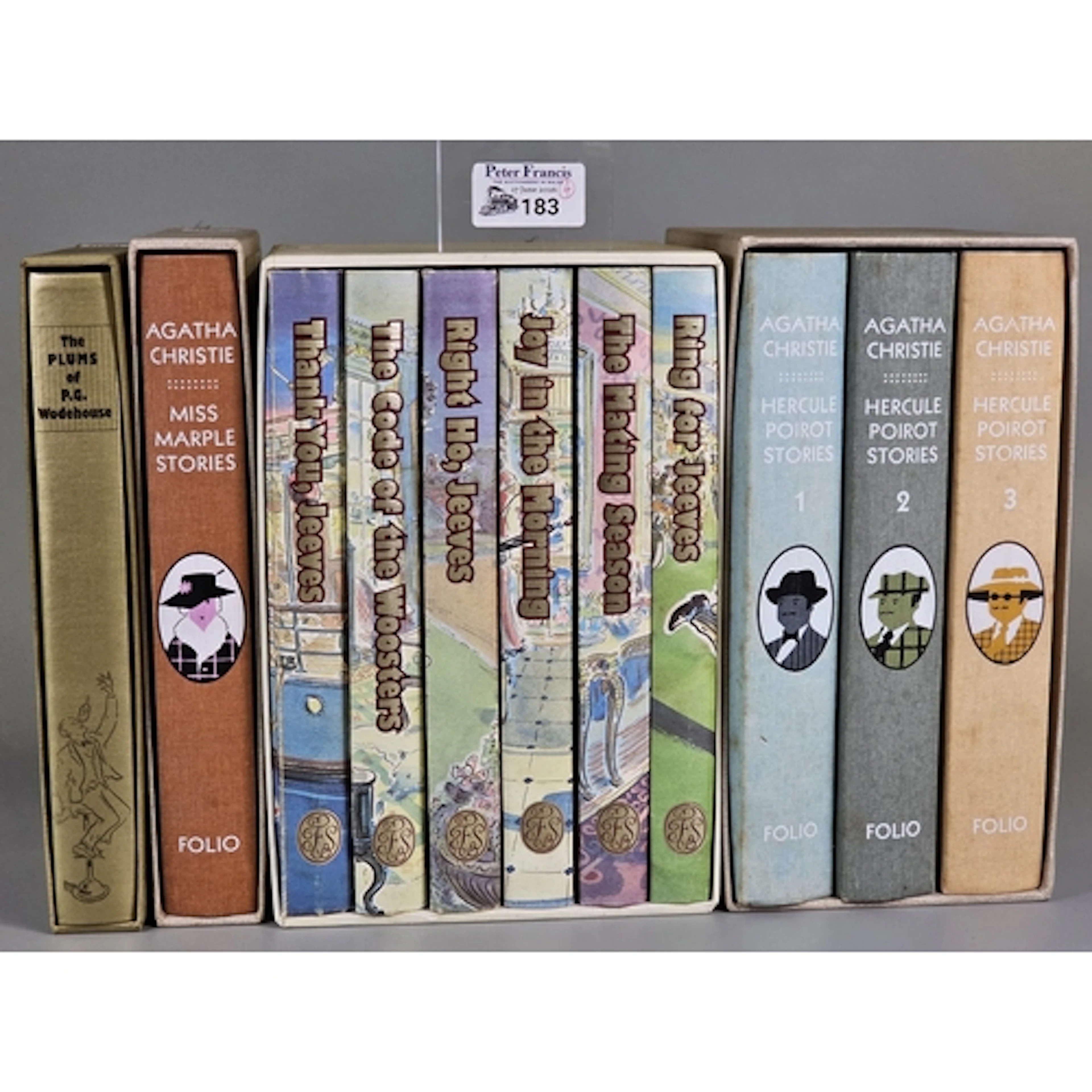 Folio Society - P.G. Wodehouse, 'Jeeves and Worcester' six v...