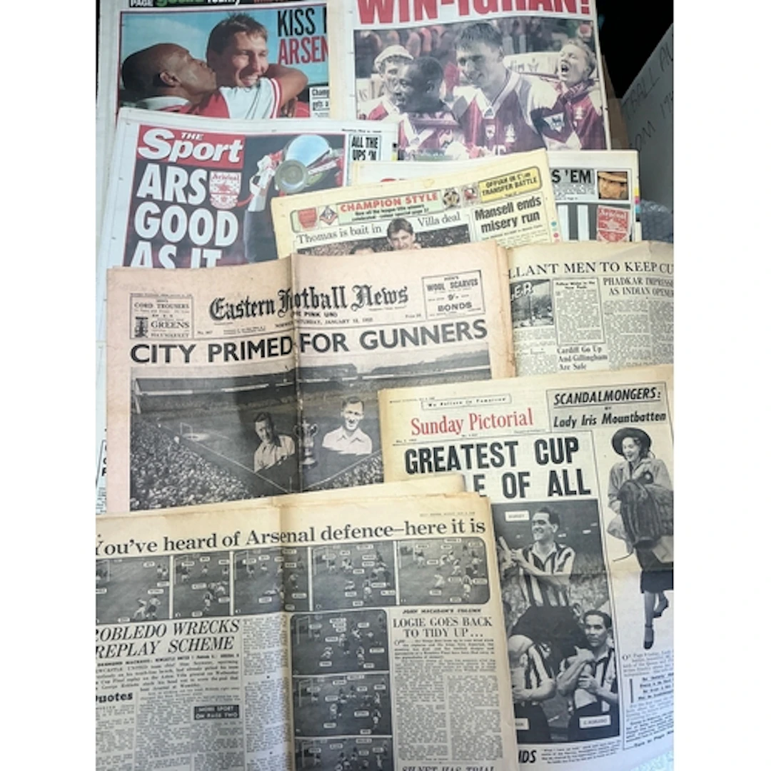 Arsenal Football Newspapers: Full newspapers from the 1950s ...