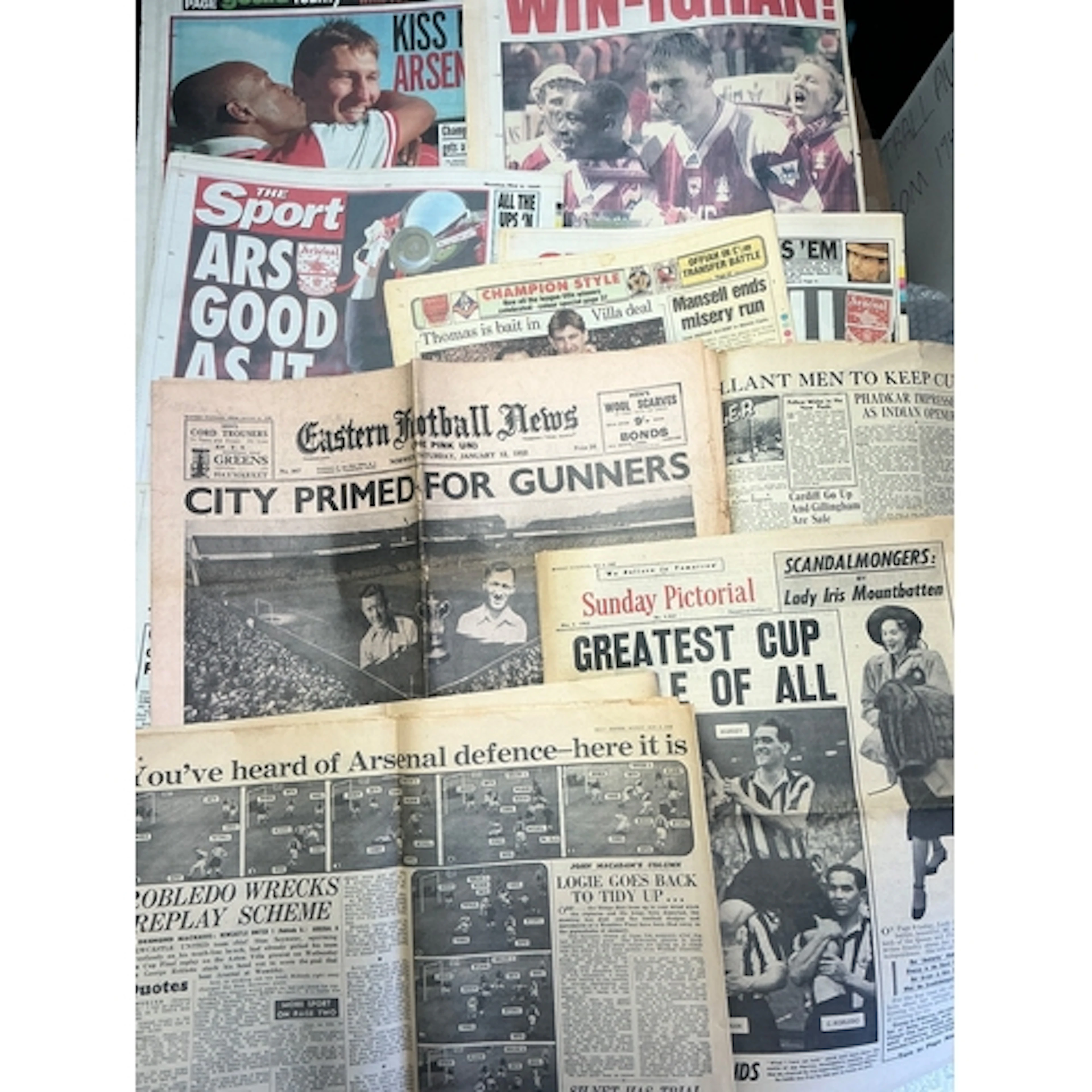 Arsenal Football Newspapers: Full newspapers from the 1950s ...