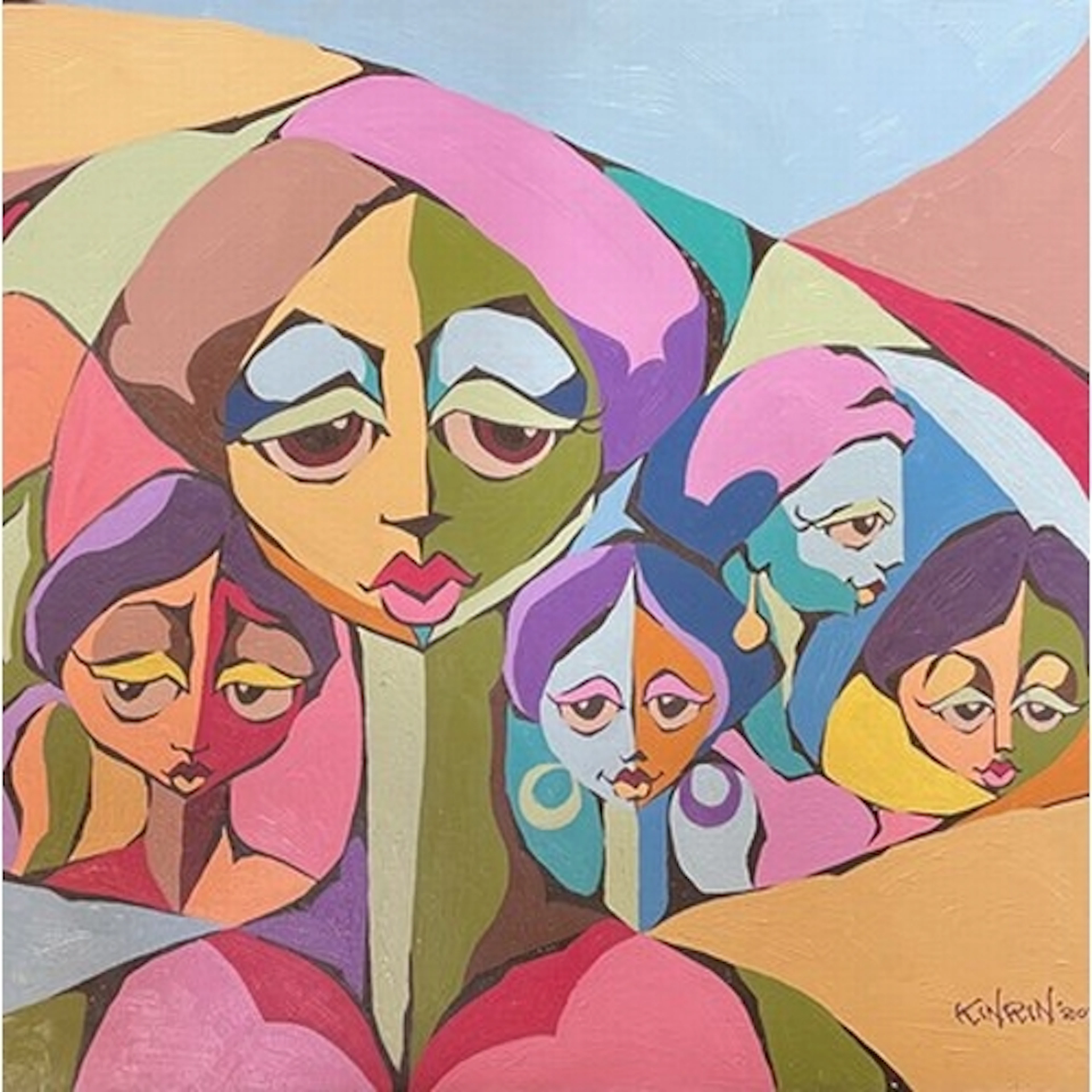 Olorunfemi Kinrin (Nigeria, Contemporary) Untitled Group of ...