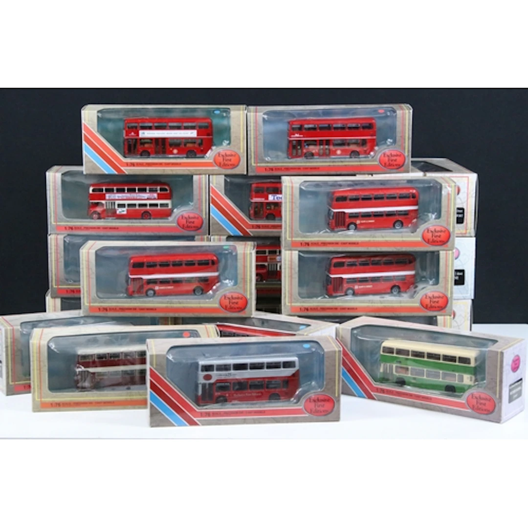 23 Boxed EFE Exclusive First Editions diecast model buses to...