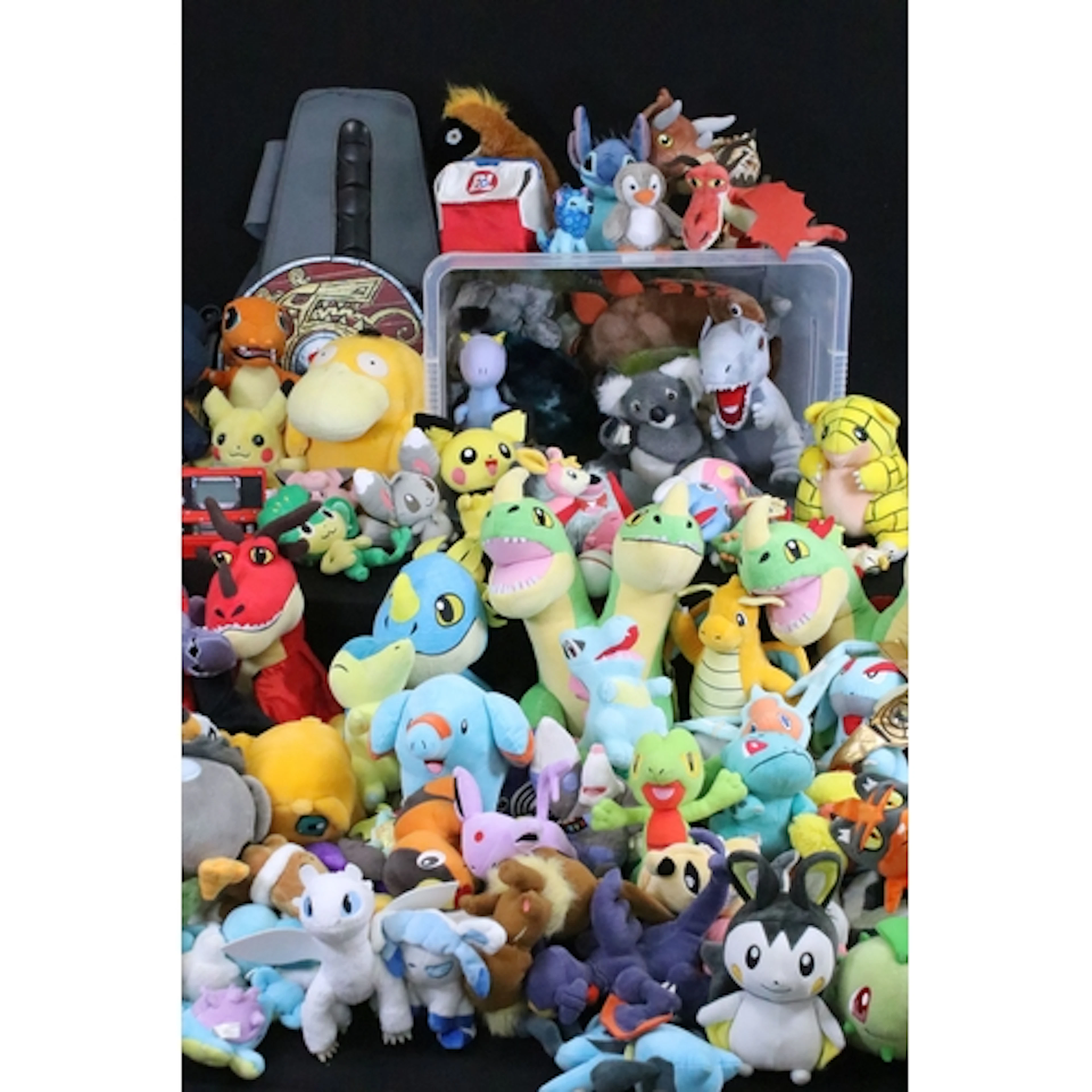 Pokemon - Large collection of TV related soft toys mainly fe...