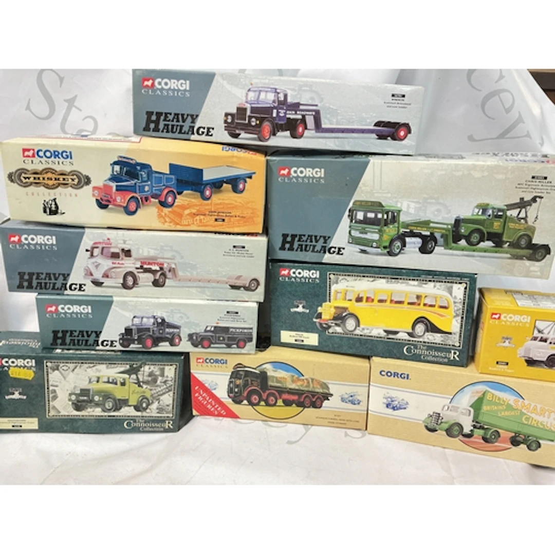 A Box Containing Corgi Classics Including Heavy Haulage. No ...