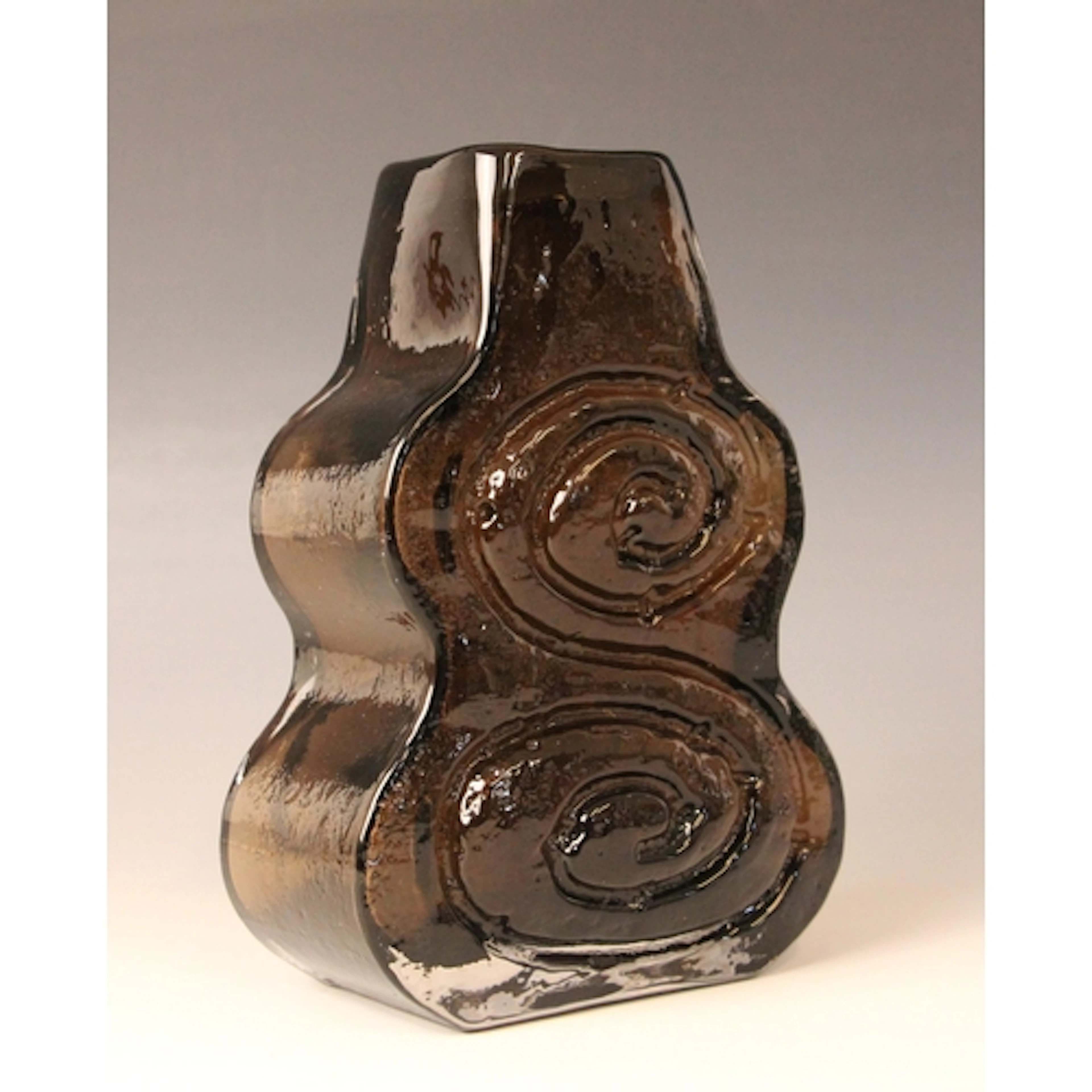 Geoffrey Baxter for Whitefriars, a 'Cello' vase, mid 20th ce...