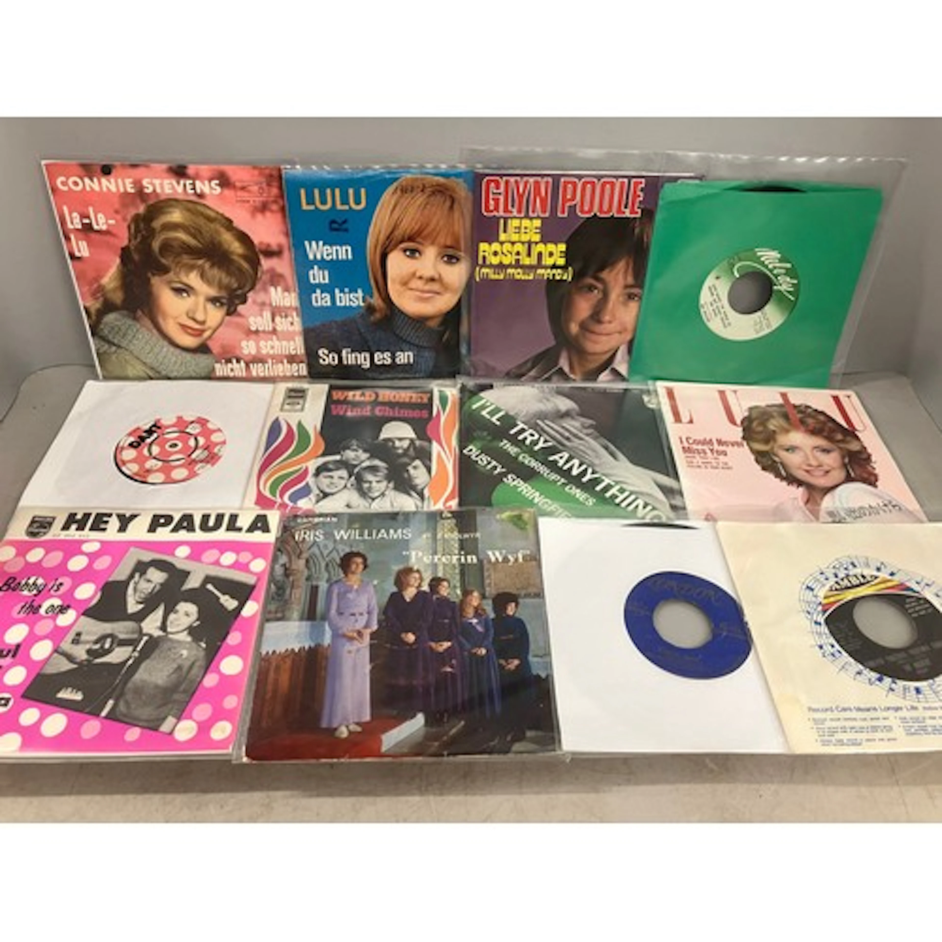 A collection of 45rpm singles including some European pressi...