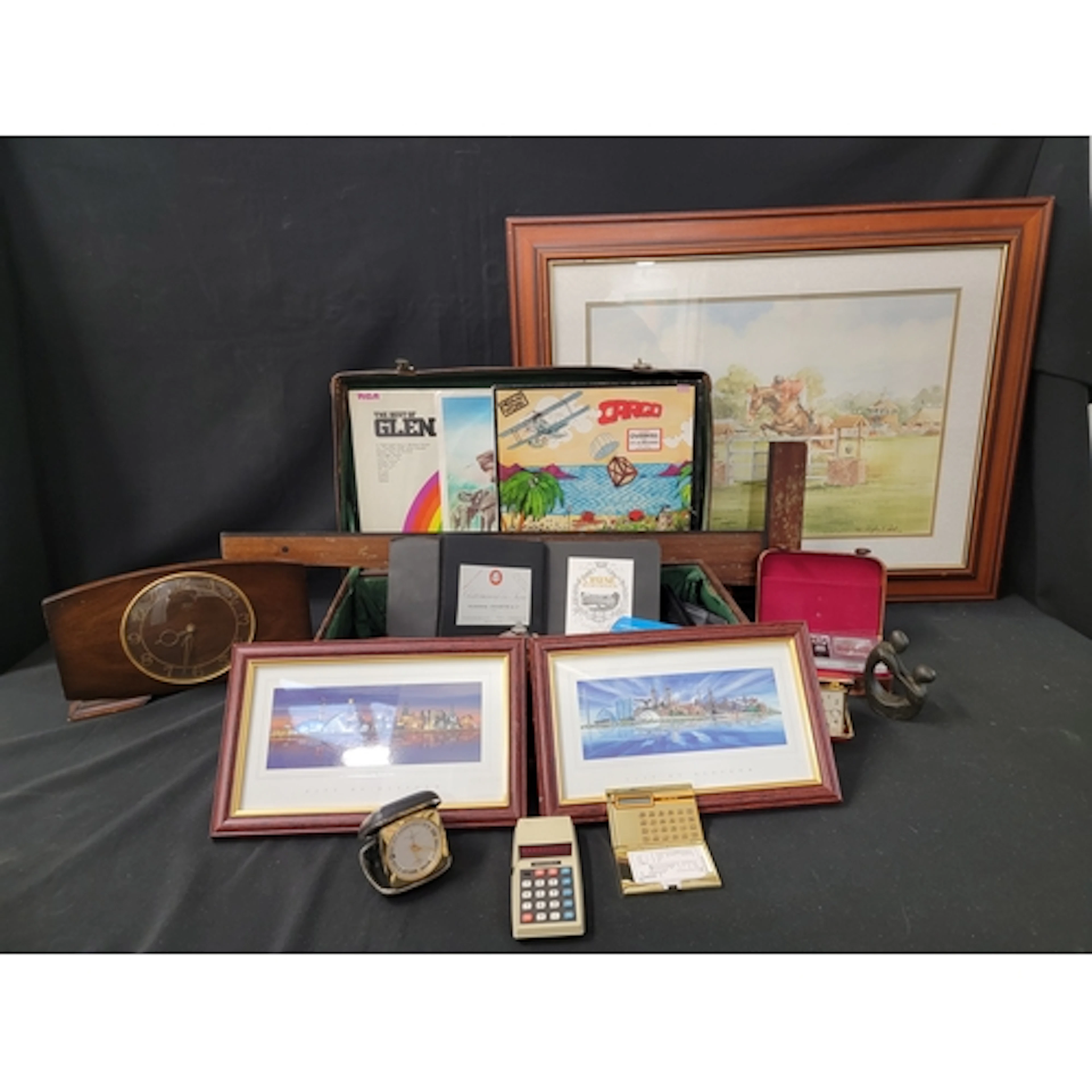 ASSORTMENT OF VINTAGE COLLECTIBLES including An Edwardian J...