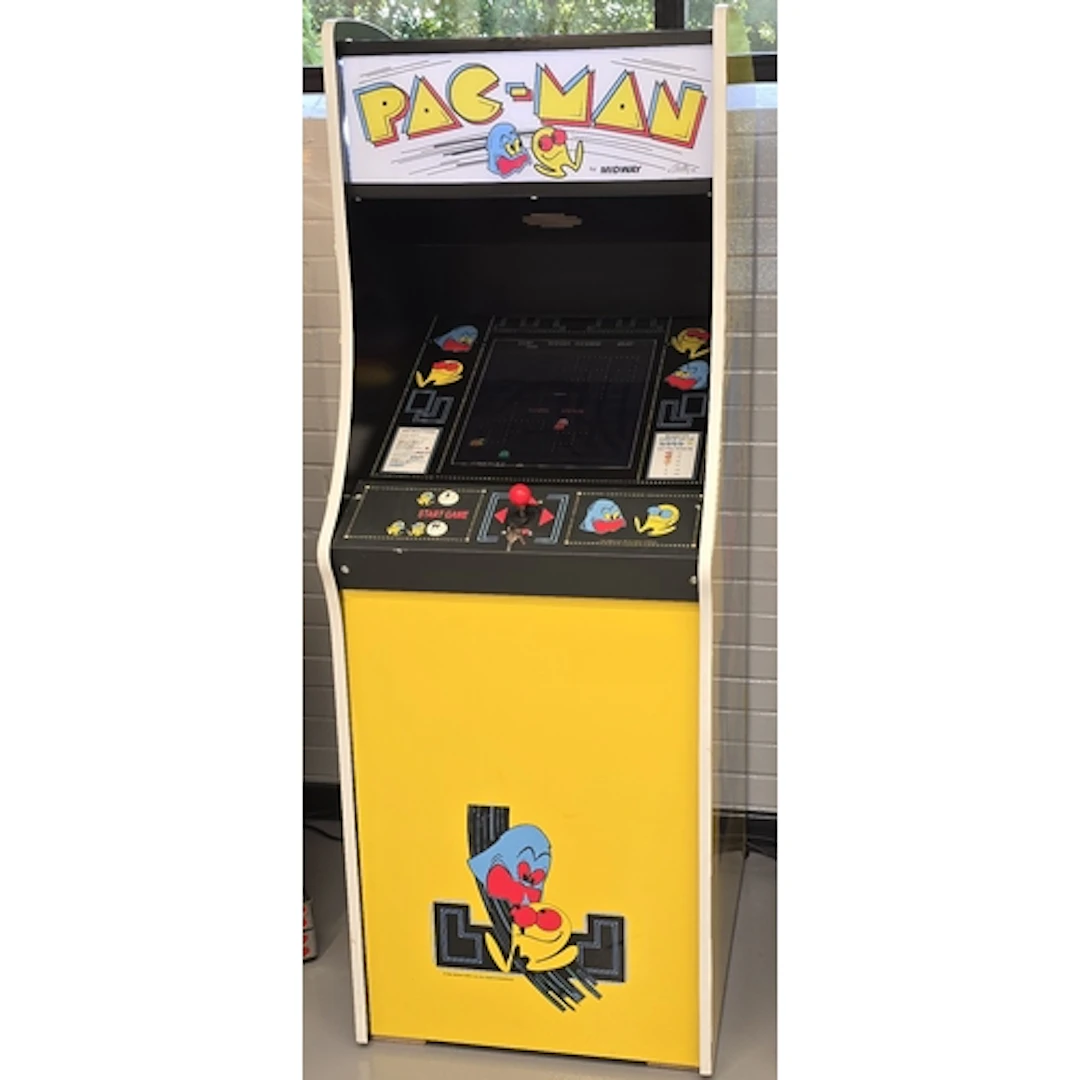 Contemporary reproduction Pac-Man by Midway arcade machine. ...