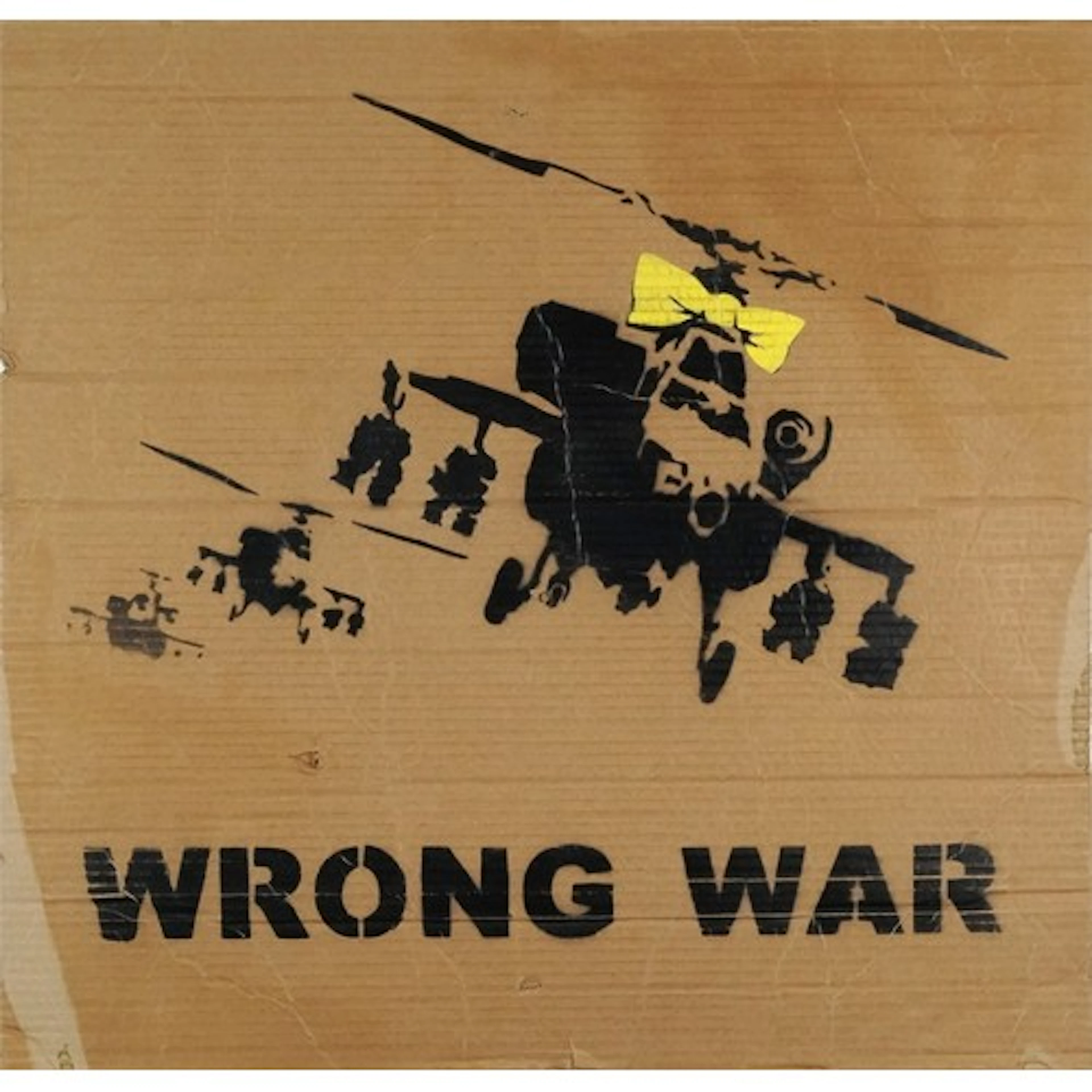 BANKSY (B. 1974) - Yellow Chopper, Wrong War, Modern British...
