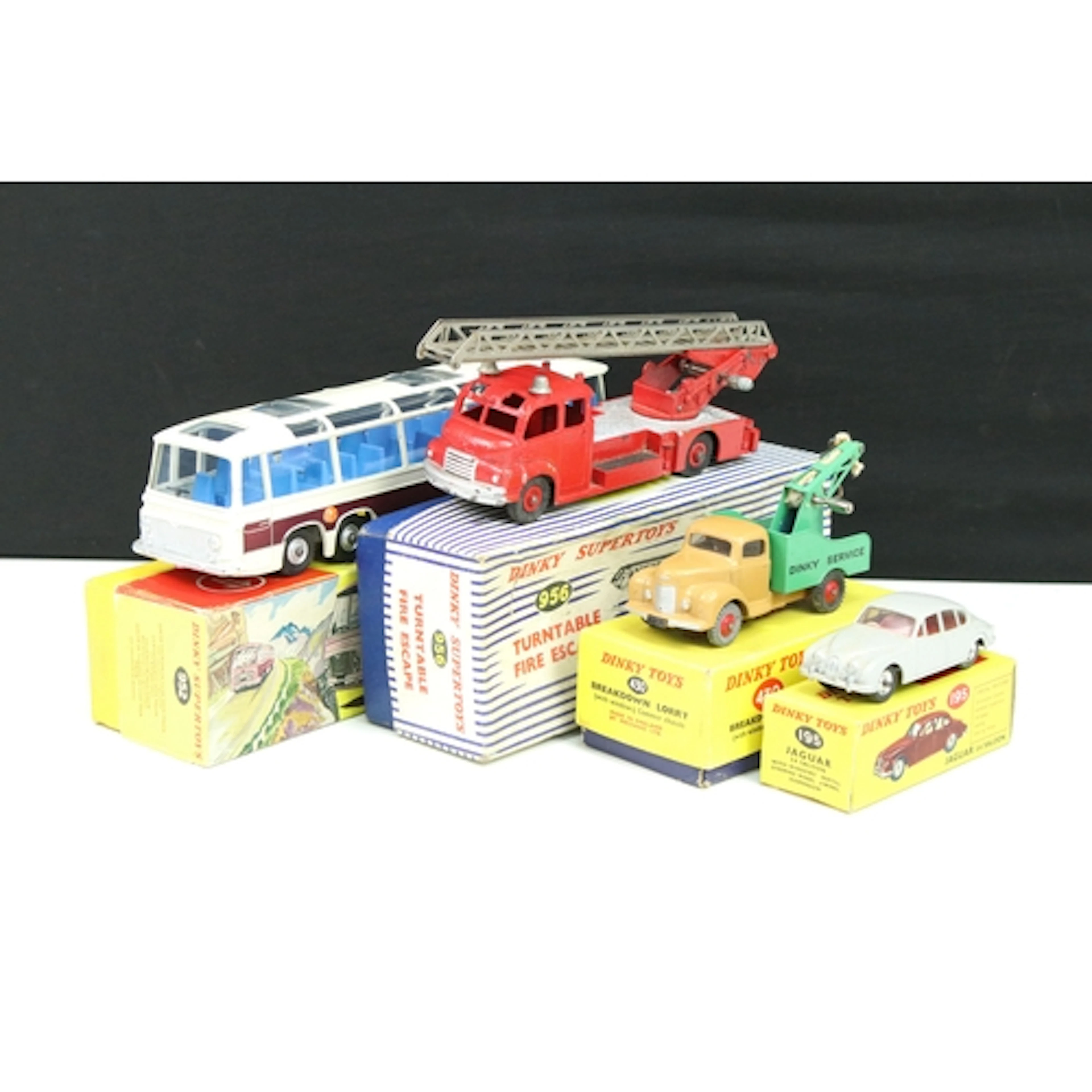 Four boxed Dinky diecast models to include 852 Vega Major Lu...