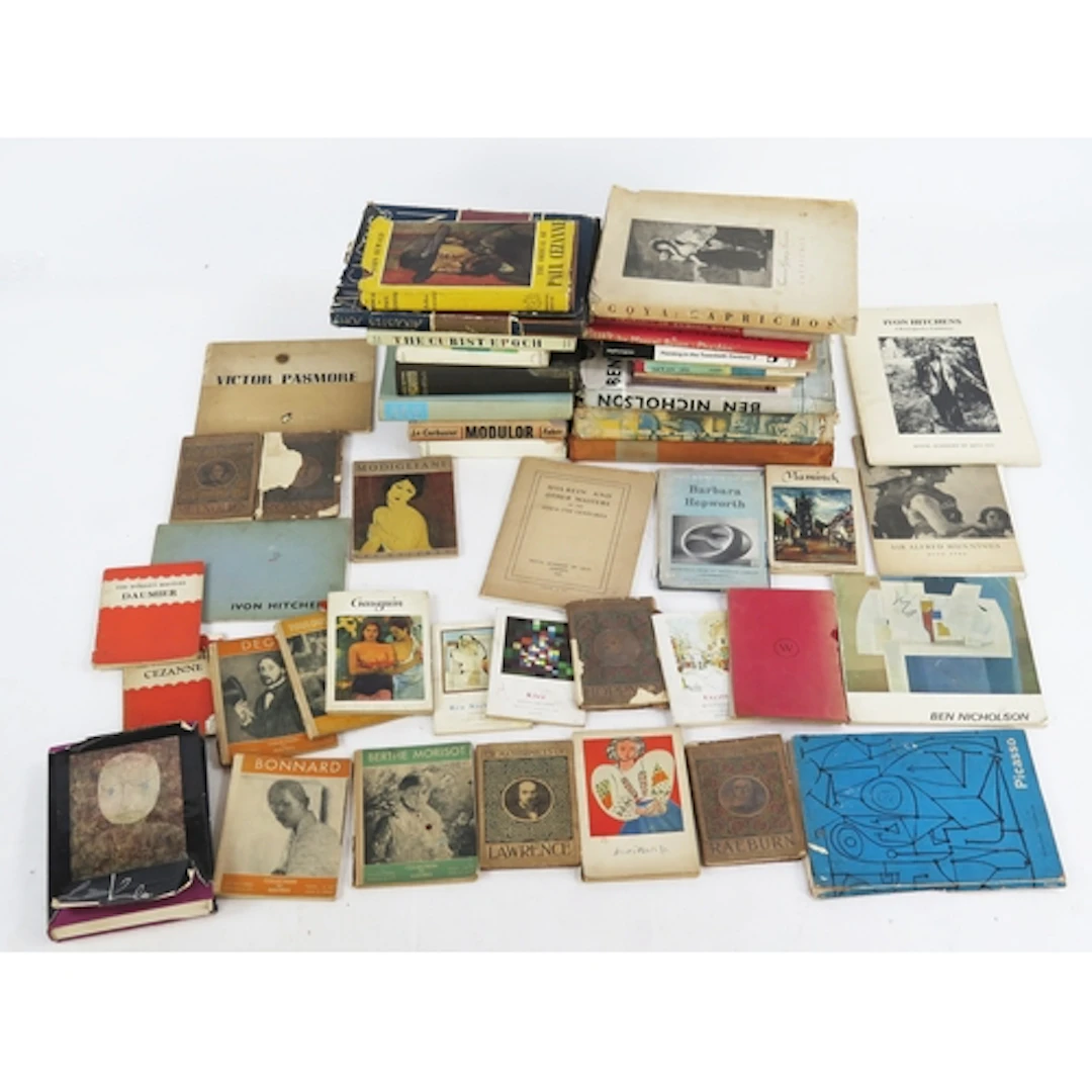 A collection of assorted volumes on art, art history and art...