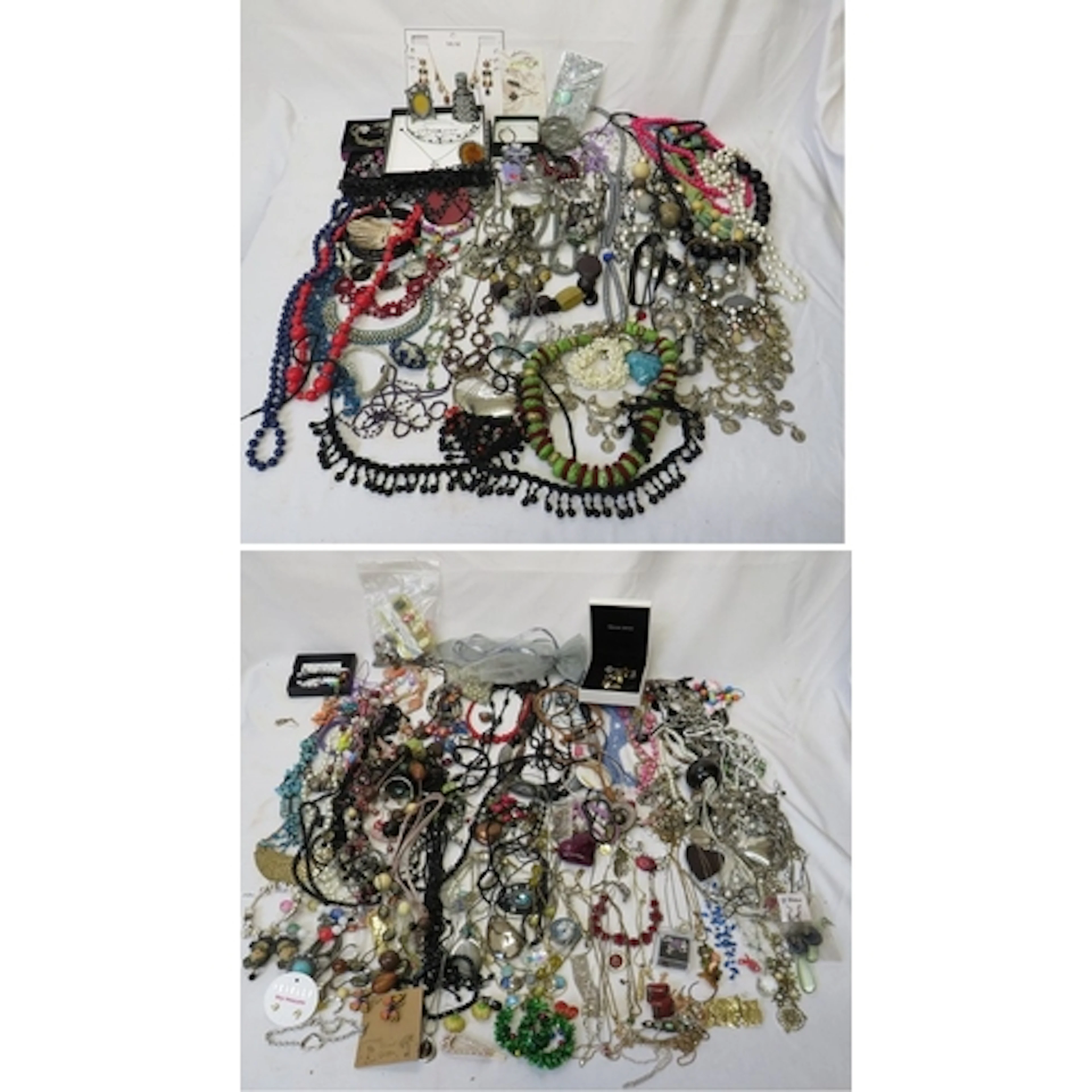 Costume Jewellery incl. elephant pendant on chain, bracelets...