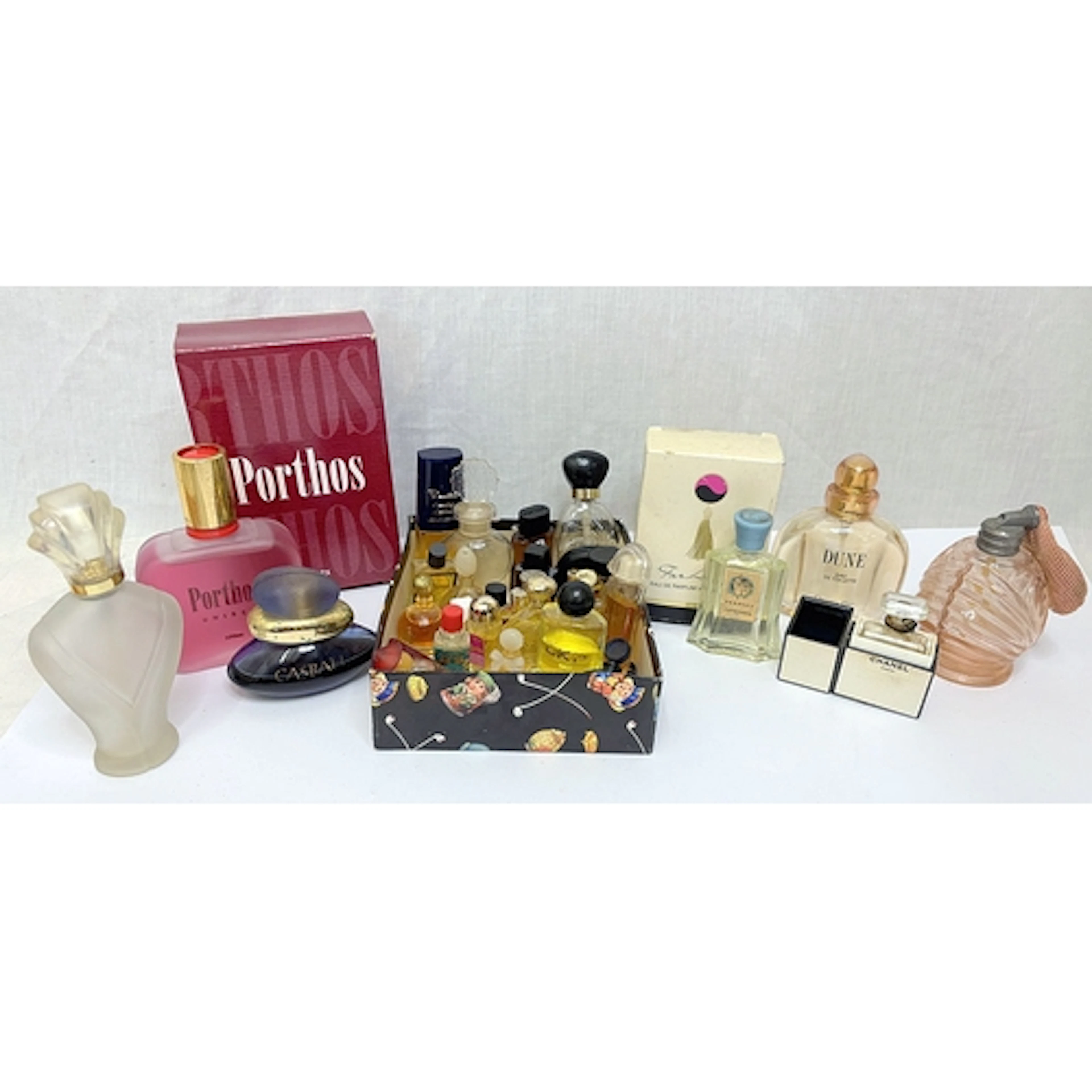 Perfume Bottles, some with contents incl. miniatures Gio by ...