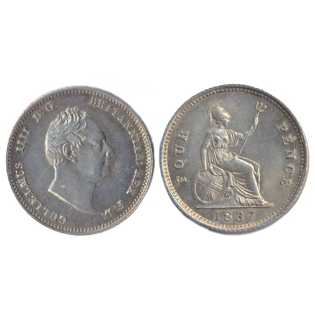 1837 groat proof FDC. (Y)