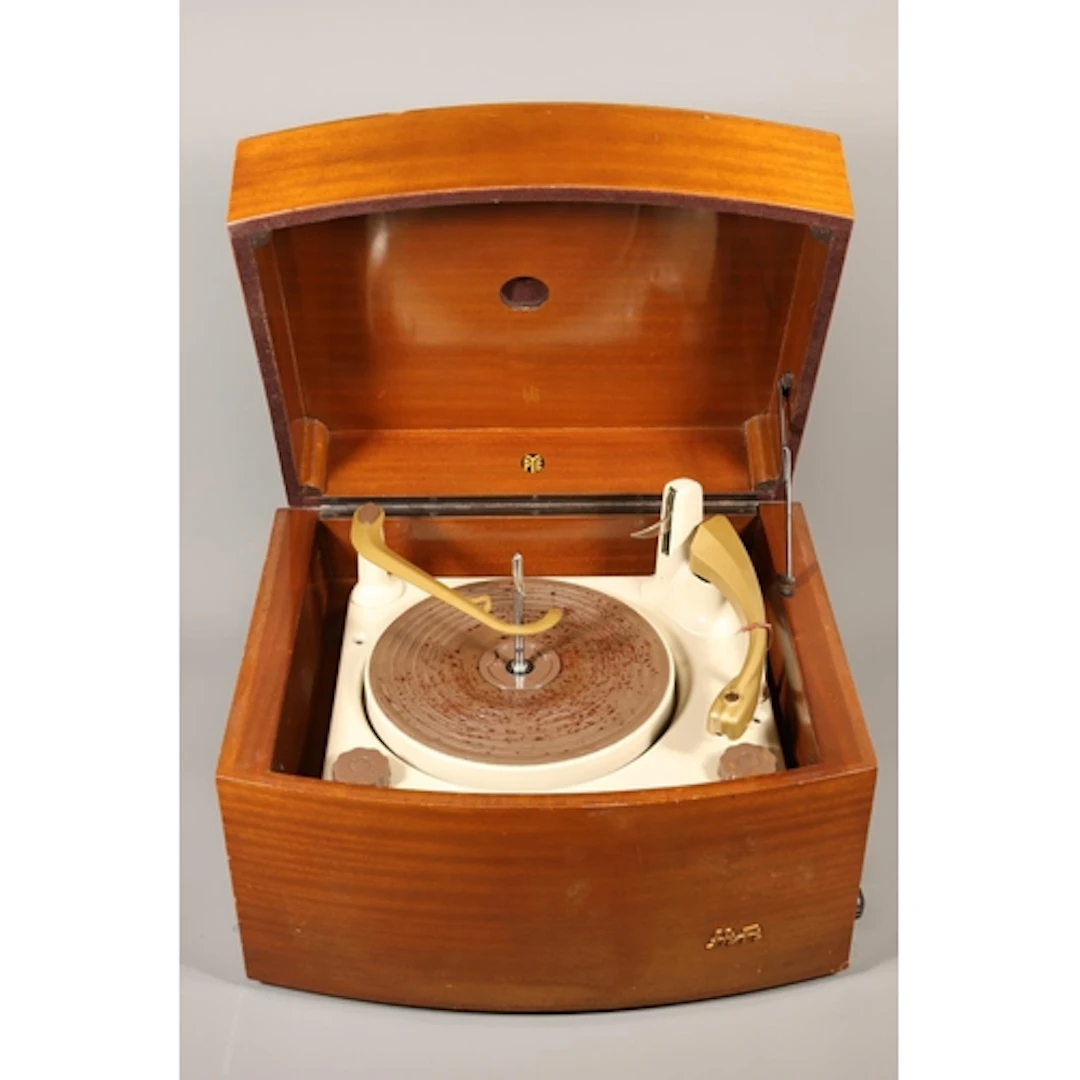 Pye "Black Box" 3 speed Autochanger, Record Player 1950s