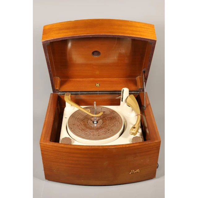 Pye "Black Box" 3 speed Autochanger, Record Player 1950s
