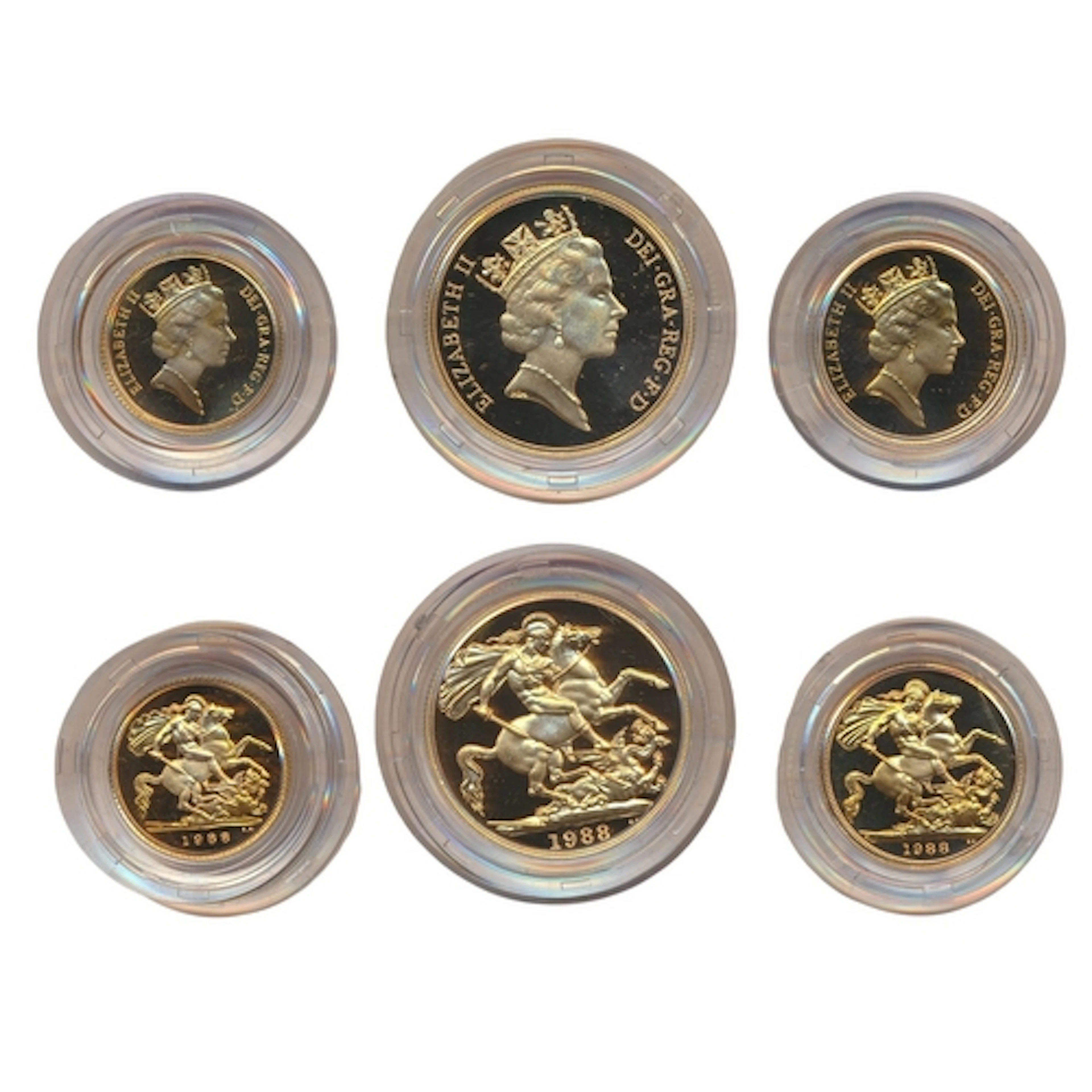 Investment Gold Lot - Documents Required. 1988 sovereign set...