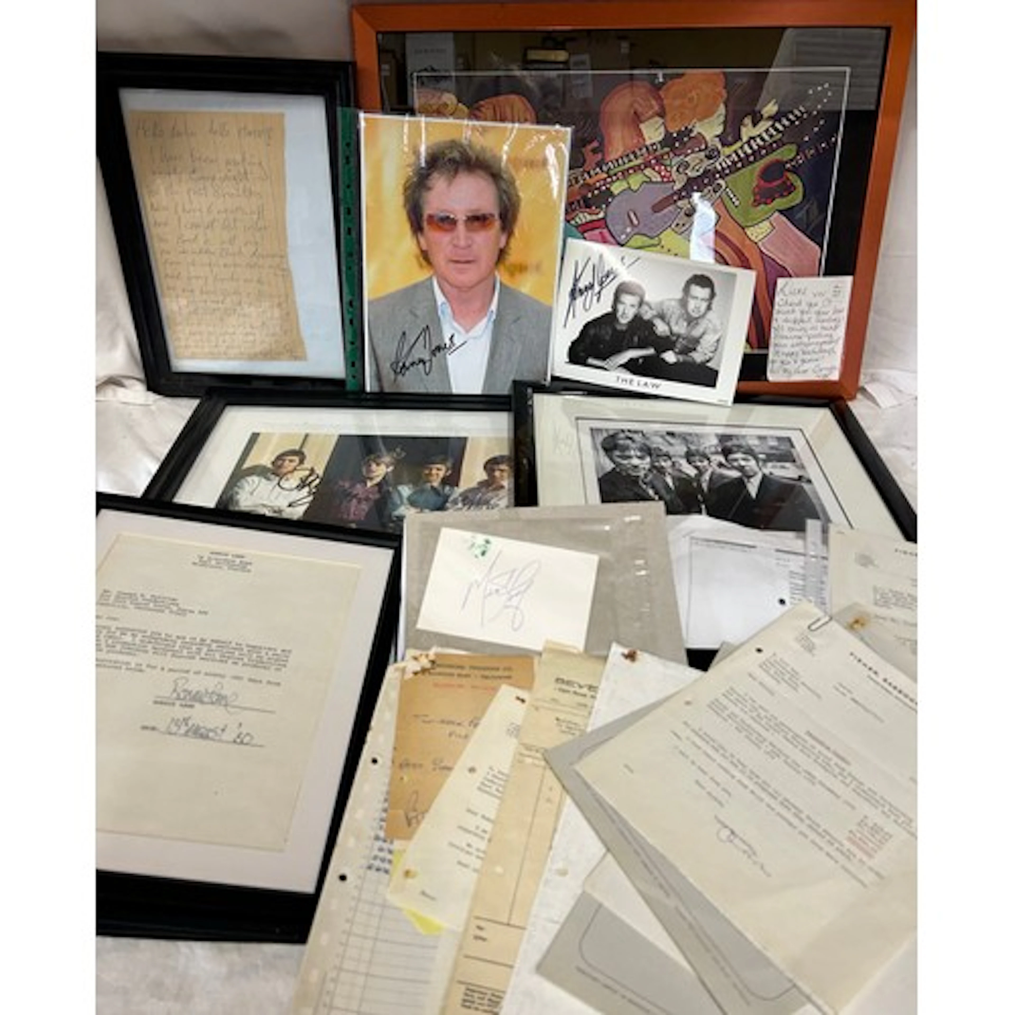 A collection of items relating to Steve Marriott/Small Faces...
