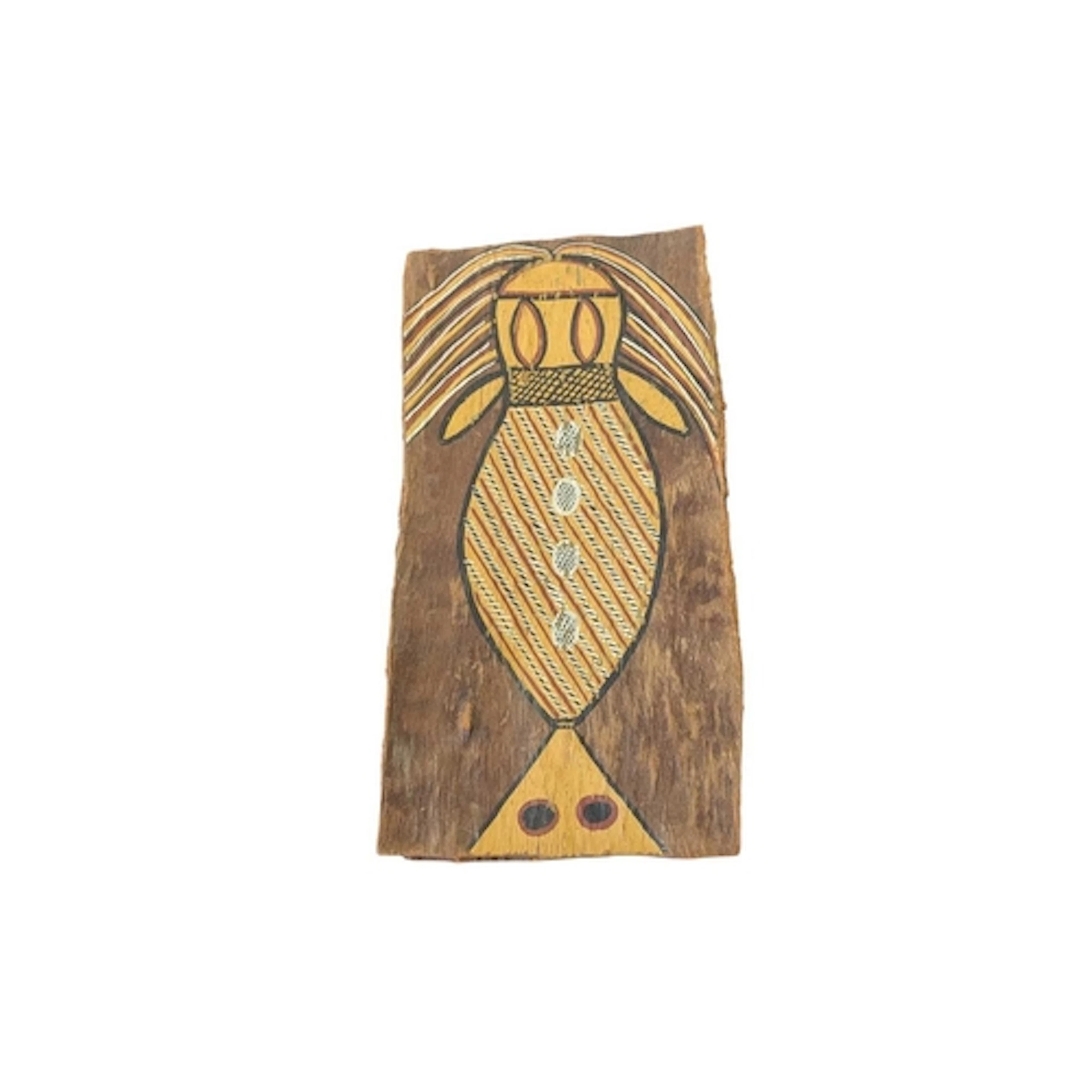 A vintage 20th century Australian Aboriginal tribal art piec...