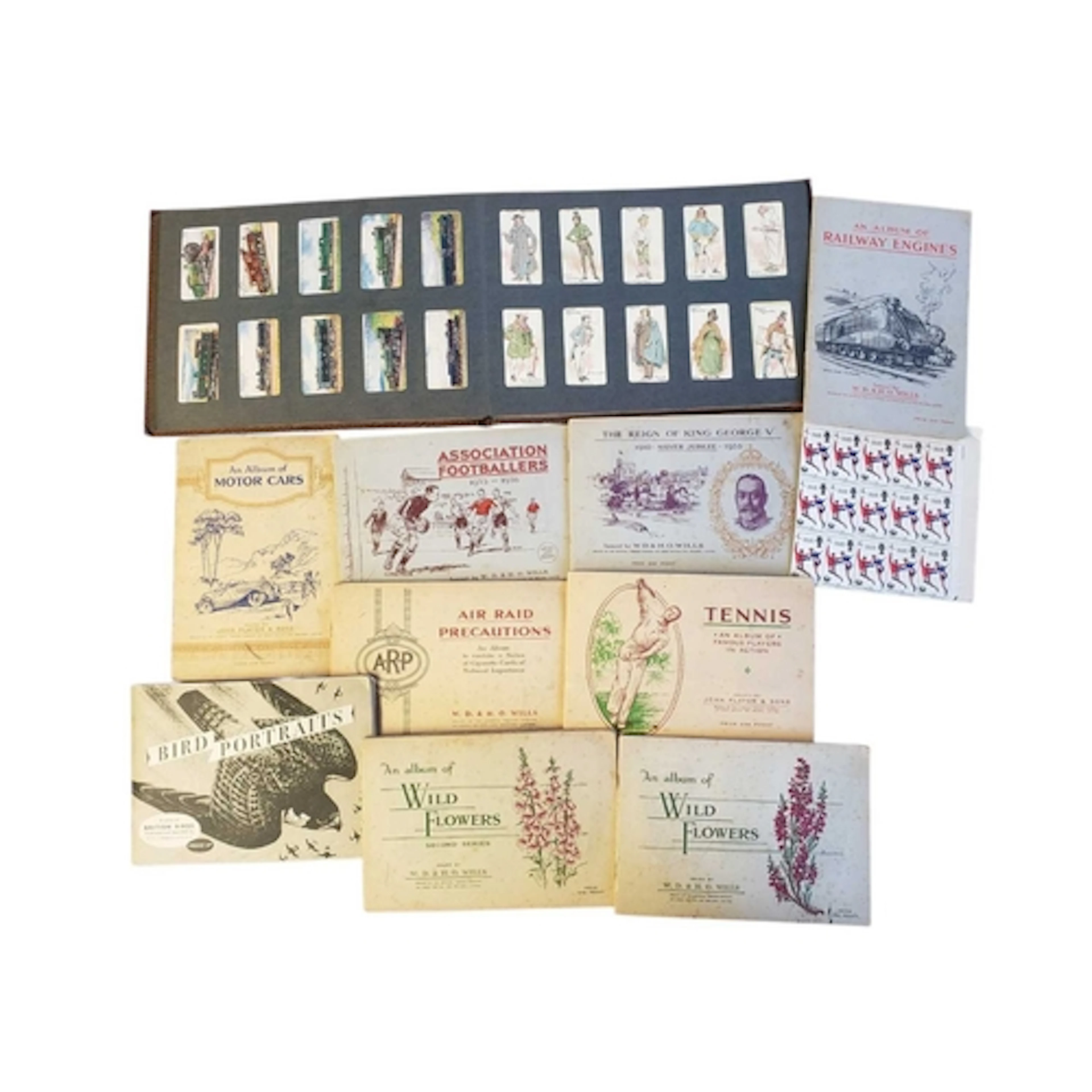 Collection of 20th century vintage cigarette cards and 1966 ...