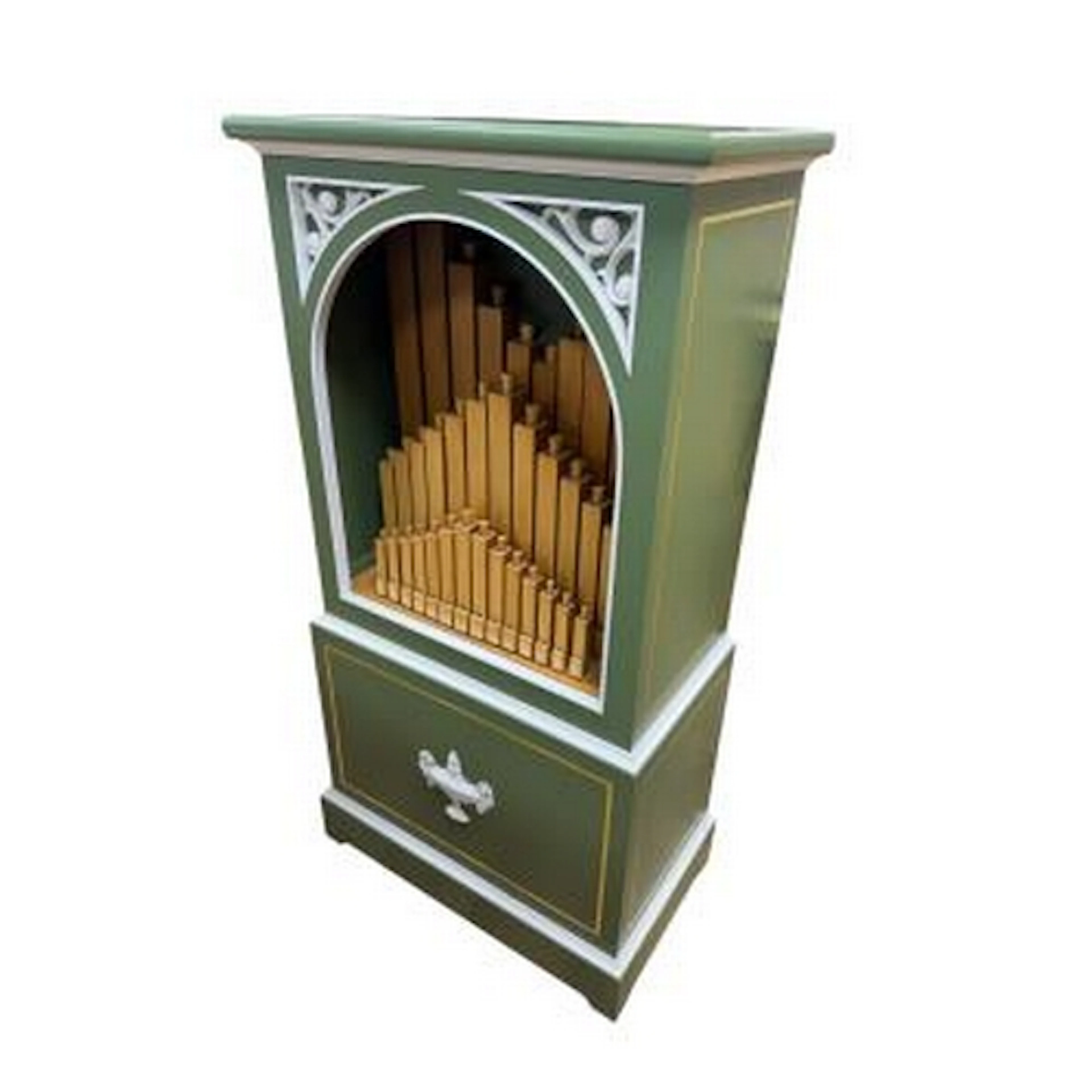 A MIDI operated mechanical pipe organ by David Leach, Cleckh...