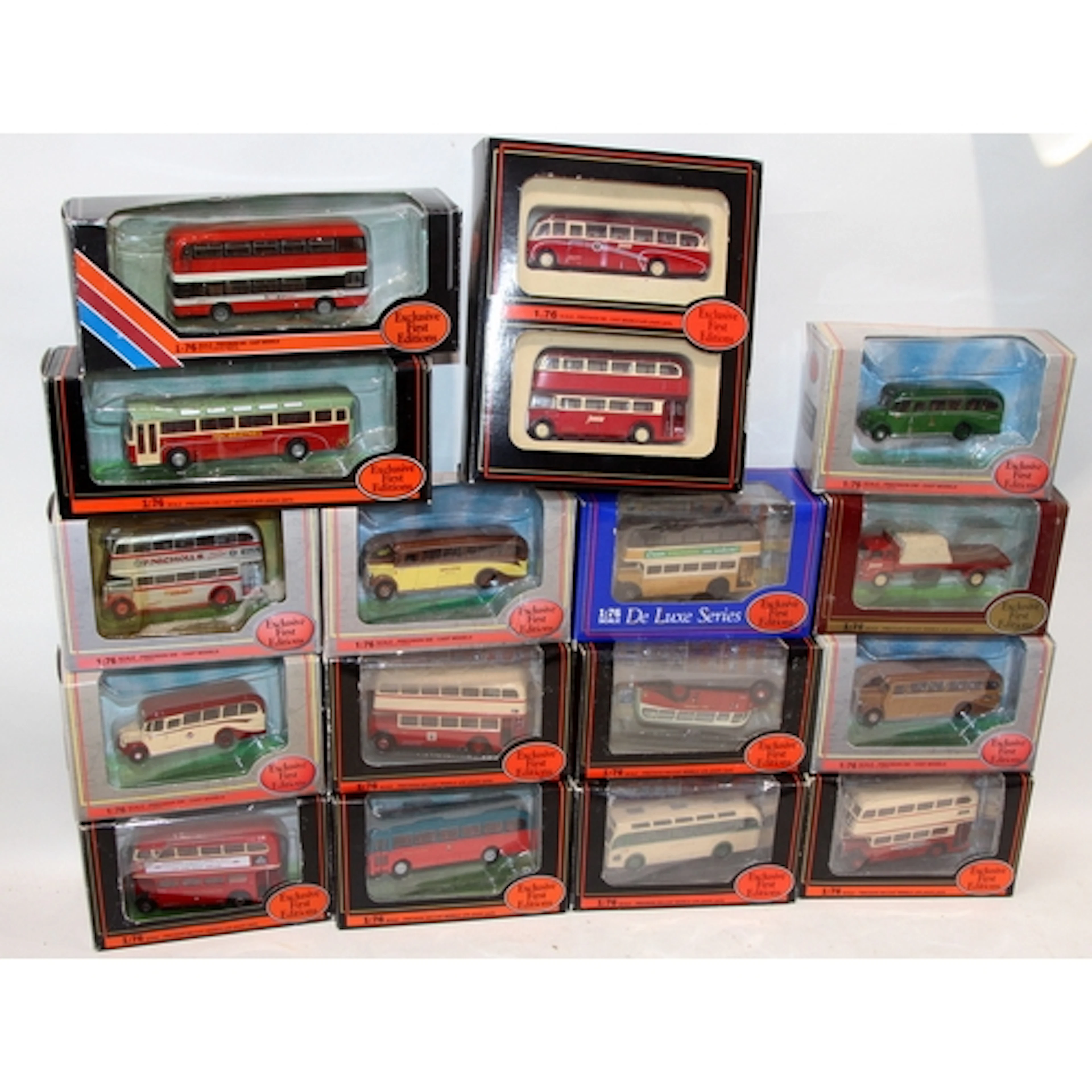A collection of EFE Exclusive First Edition die-cast model b...