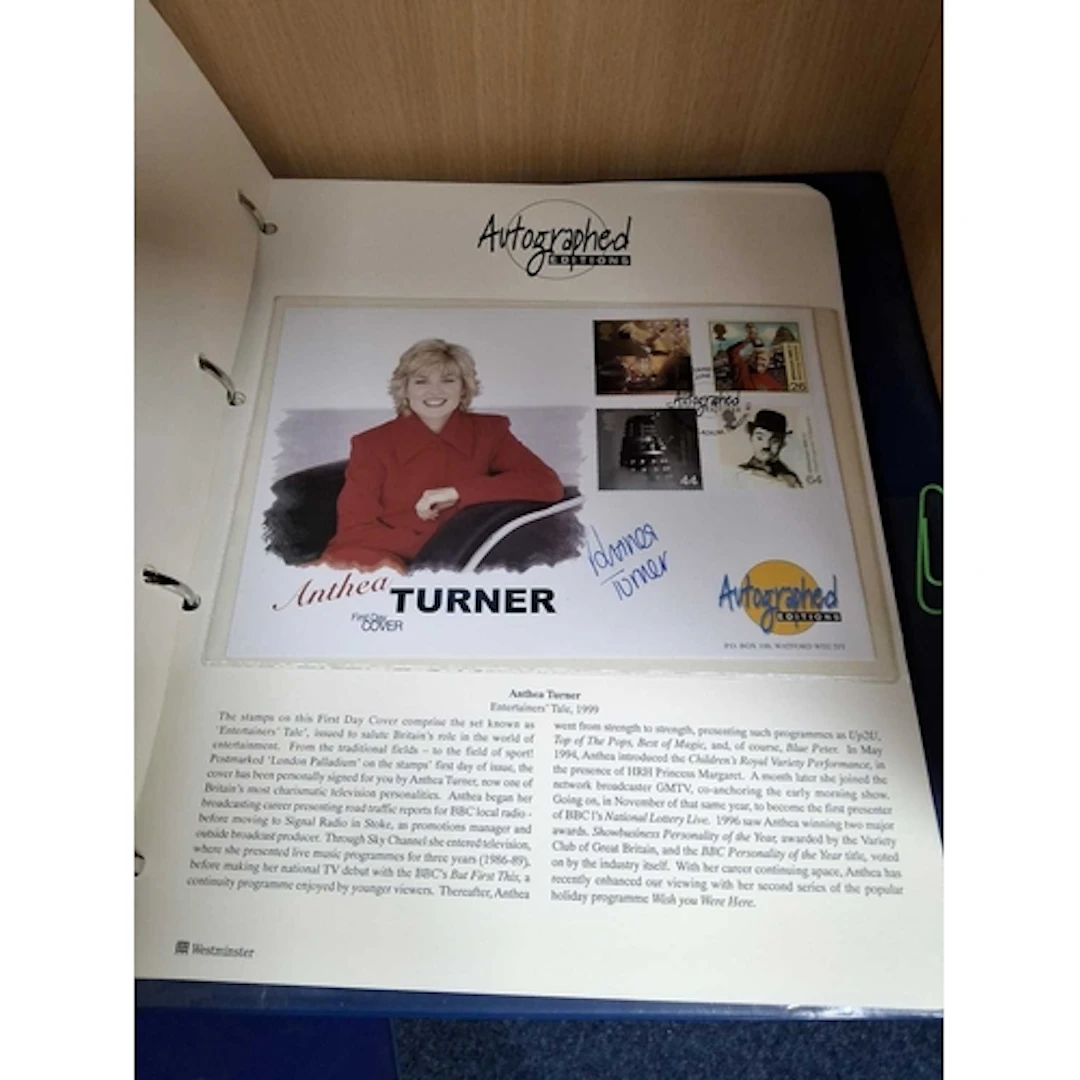 THE AUTOGRAPH EDITIONS FIRST DAY COVER COLLECTION, Two Folde...