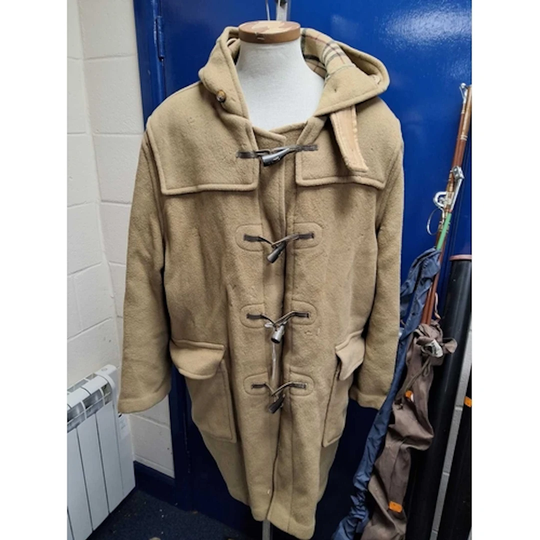 VINTAGE BURBERRY OF LONDON DUFFLE COAT in camel colour with ...