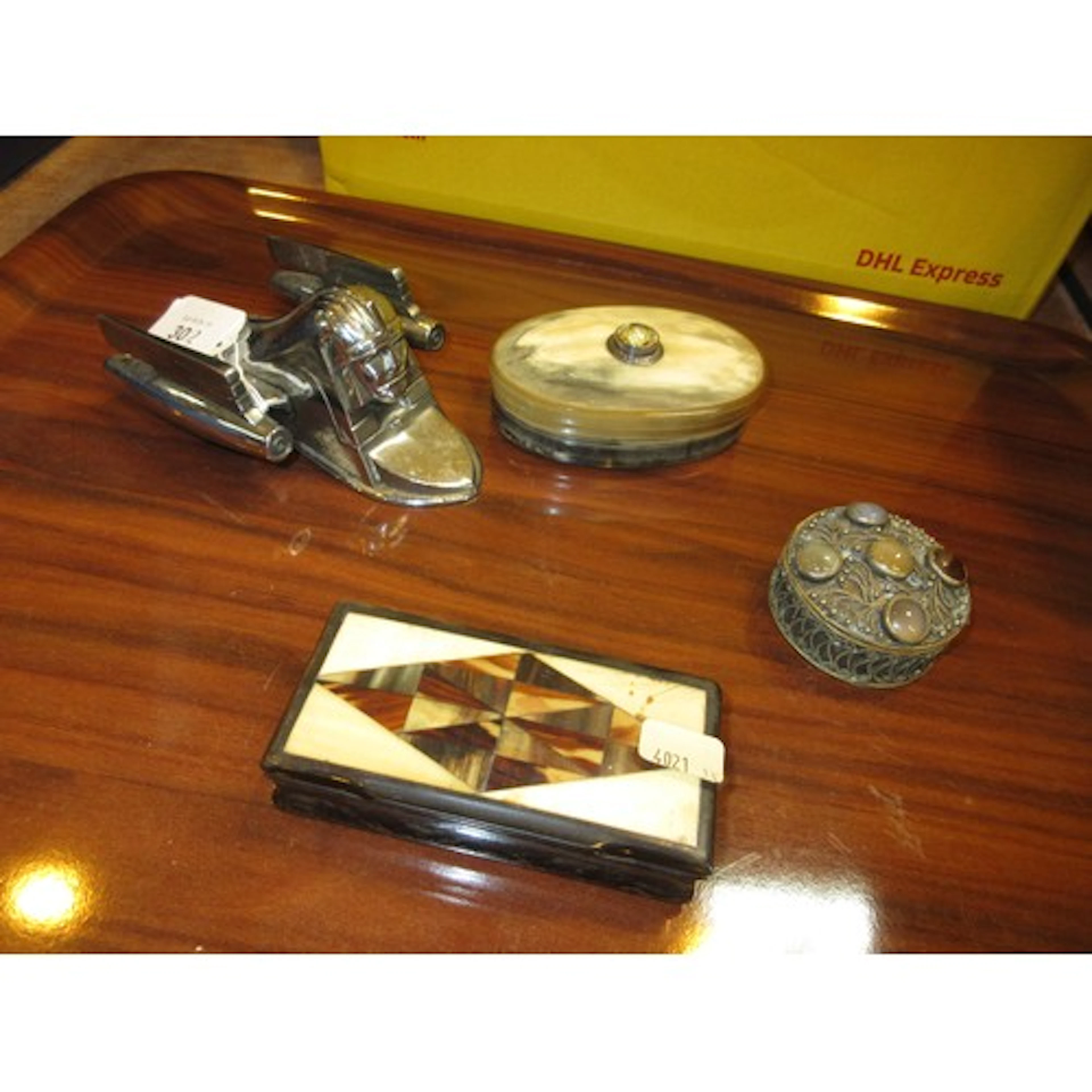 Chromed Metal Armstrong Siddeley Sphinx with jets Car Mascot...