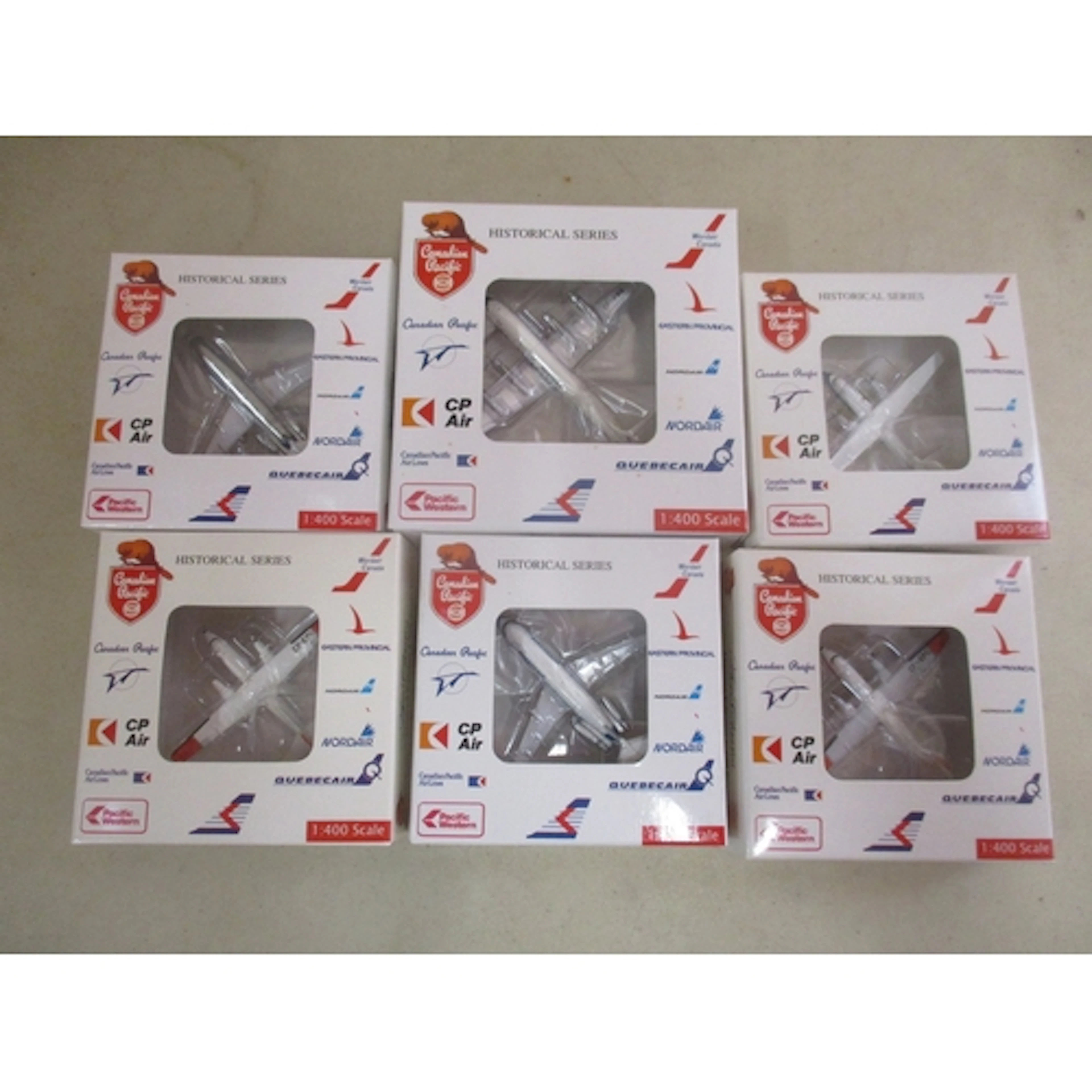 Aero Classics. Range of 1/400 scale 'Canadian Pacific' aircr...