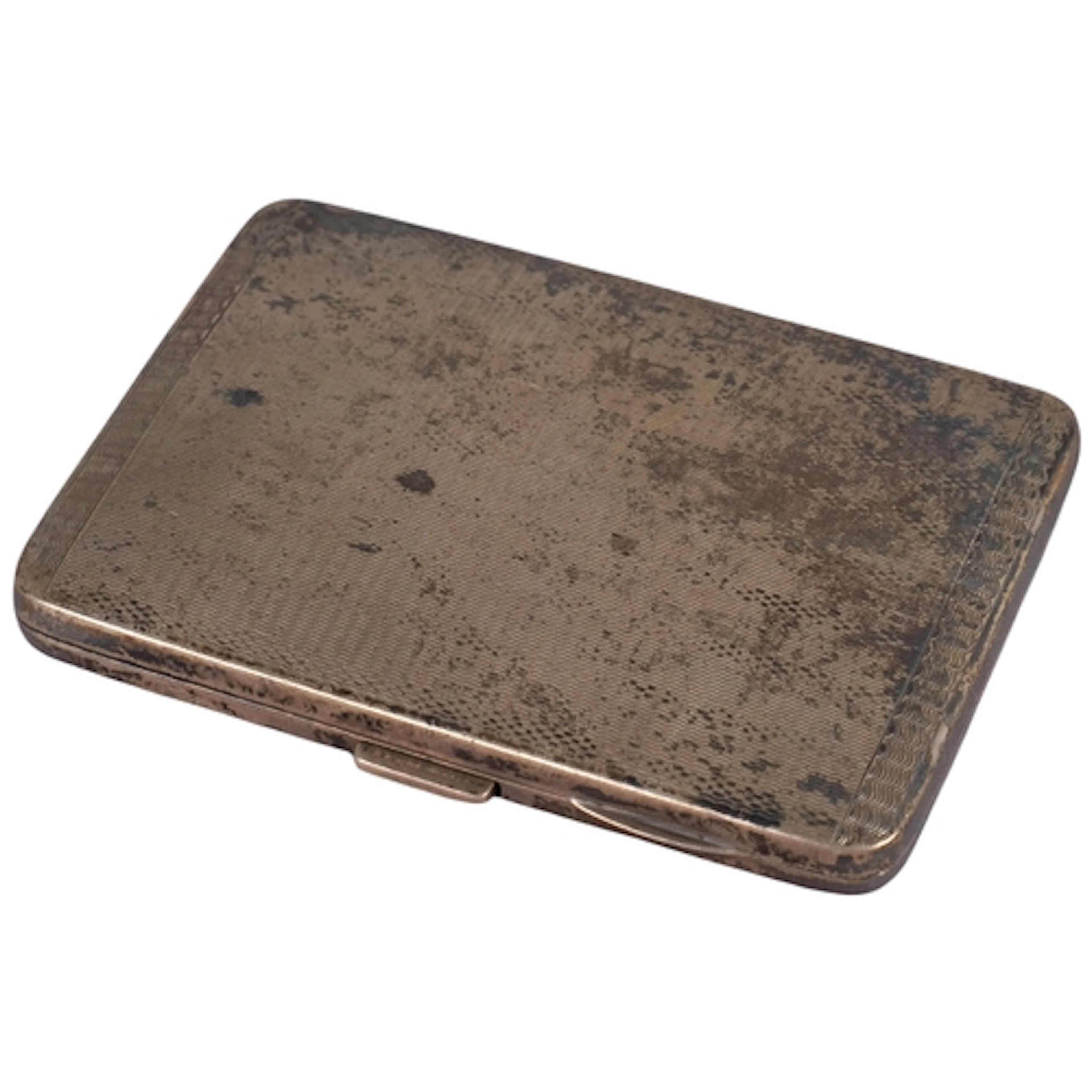A George V silver cigarette case, William Neale & Son Ltd, B...