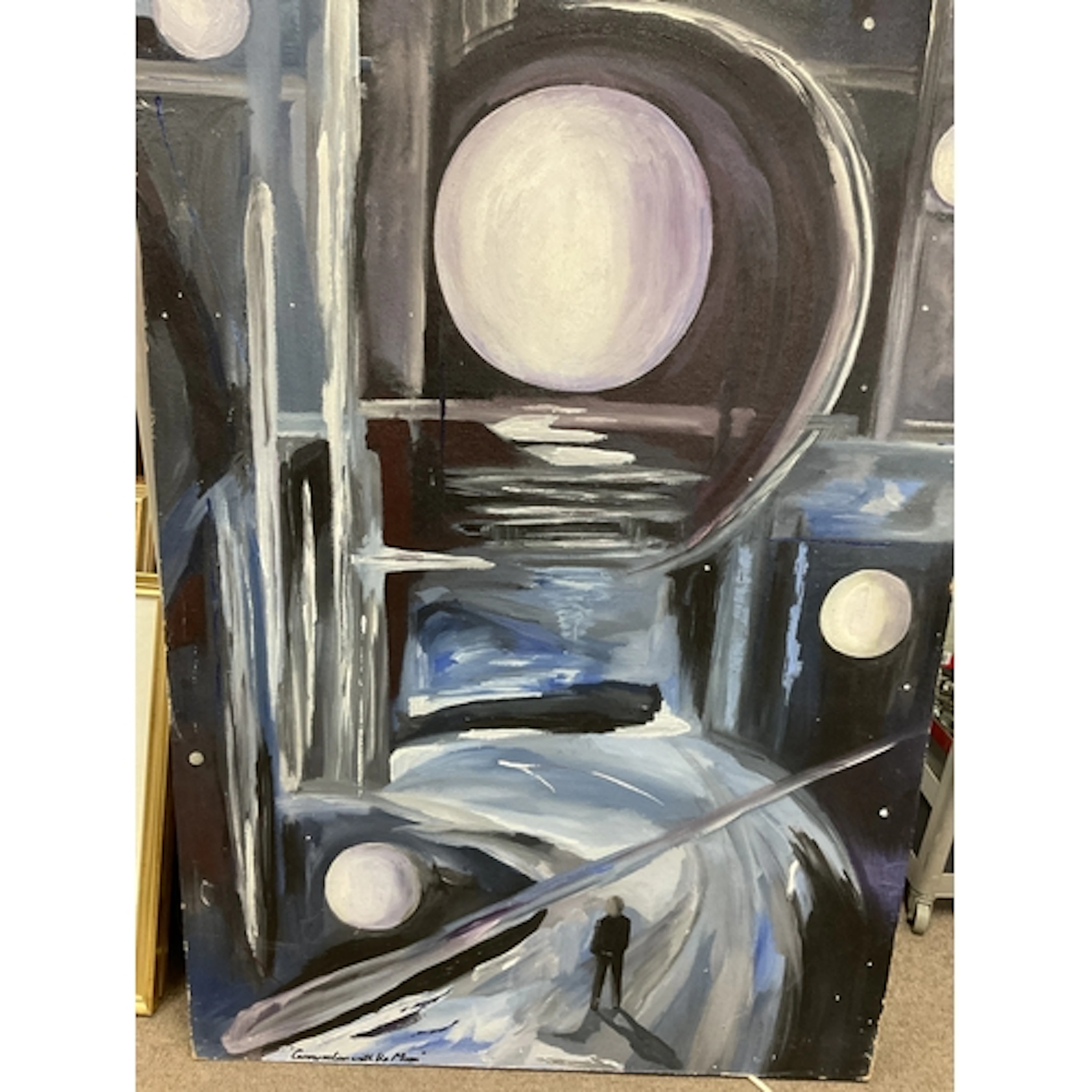 Joel S Dickens, (1974-), “Conversation with the moon”, 137 c...