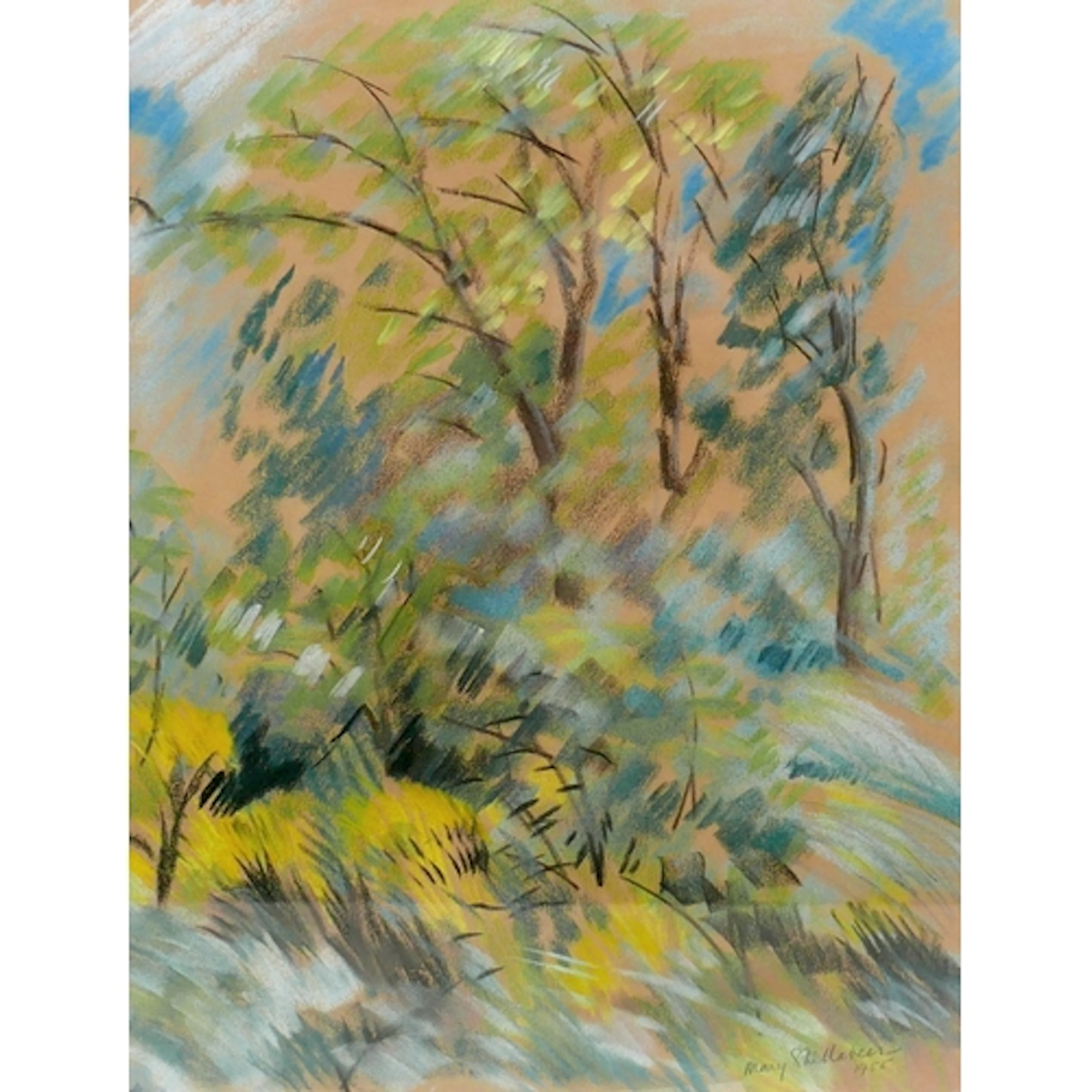 MARY SHILLABEER (BRITISH, 1906-1992): TREES (BRAIDS). trees ...