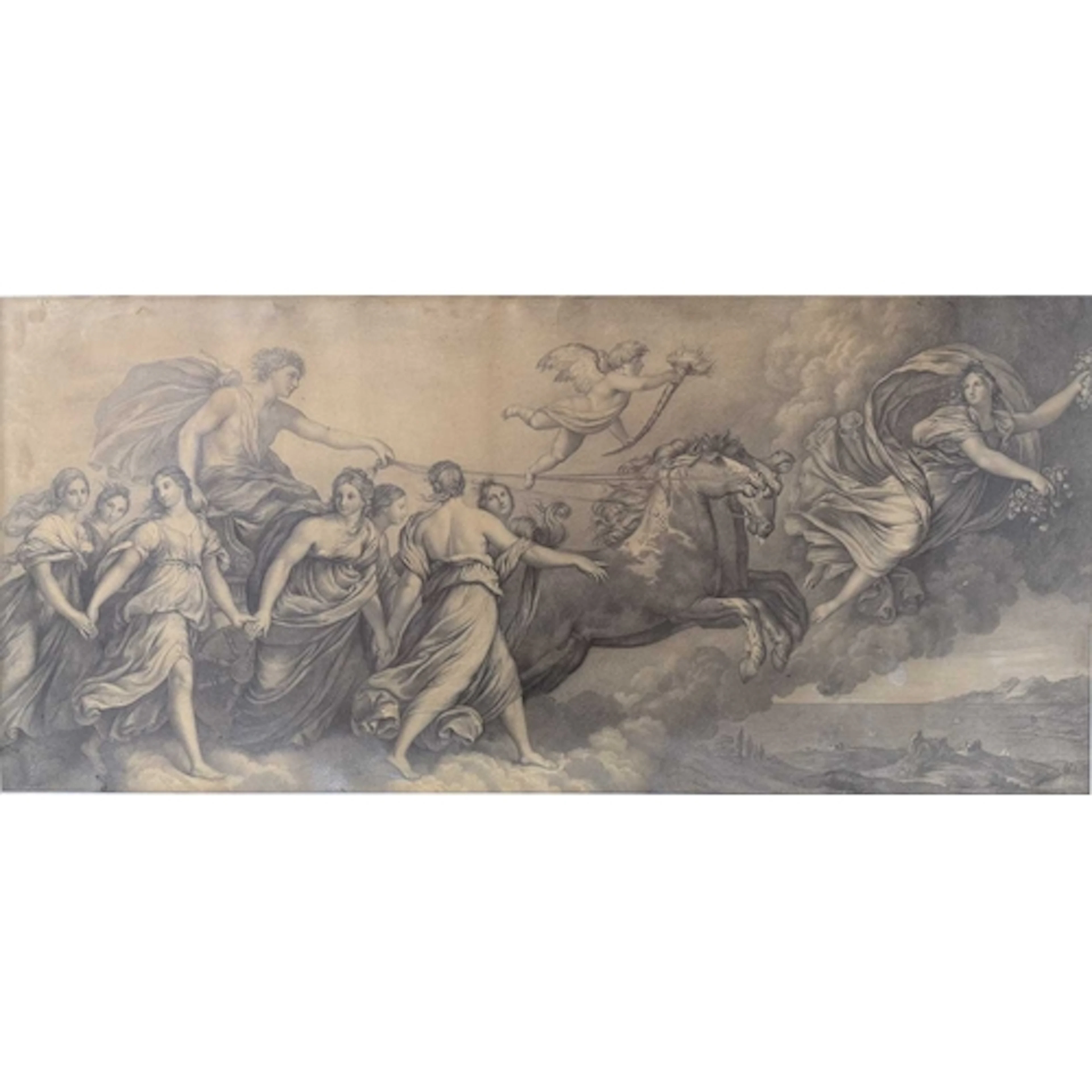 After Guido Reni (Italian, 1575-1642) - Aurora leading Apoll...