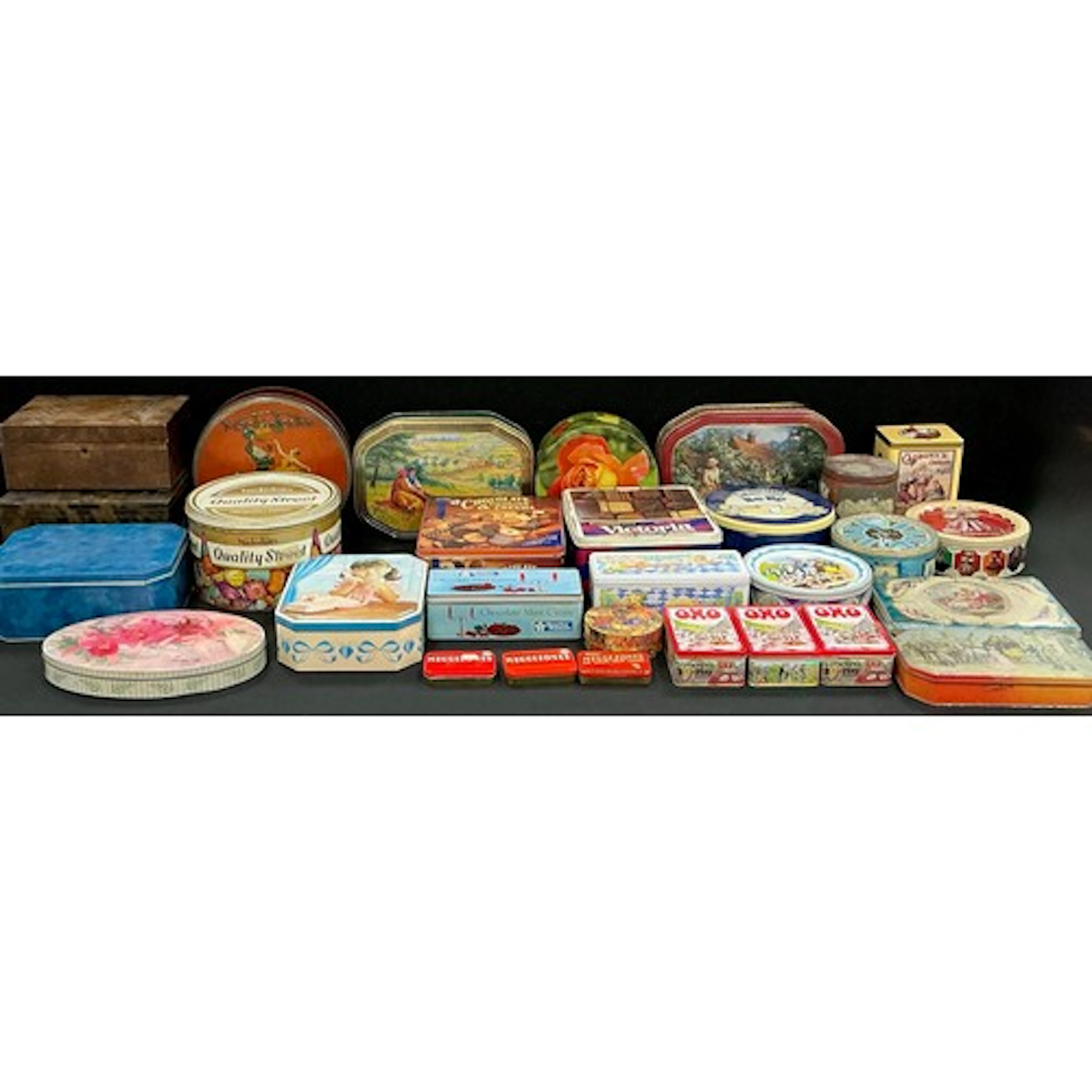 Advertising tins - collection of 20th century tins, brands i...