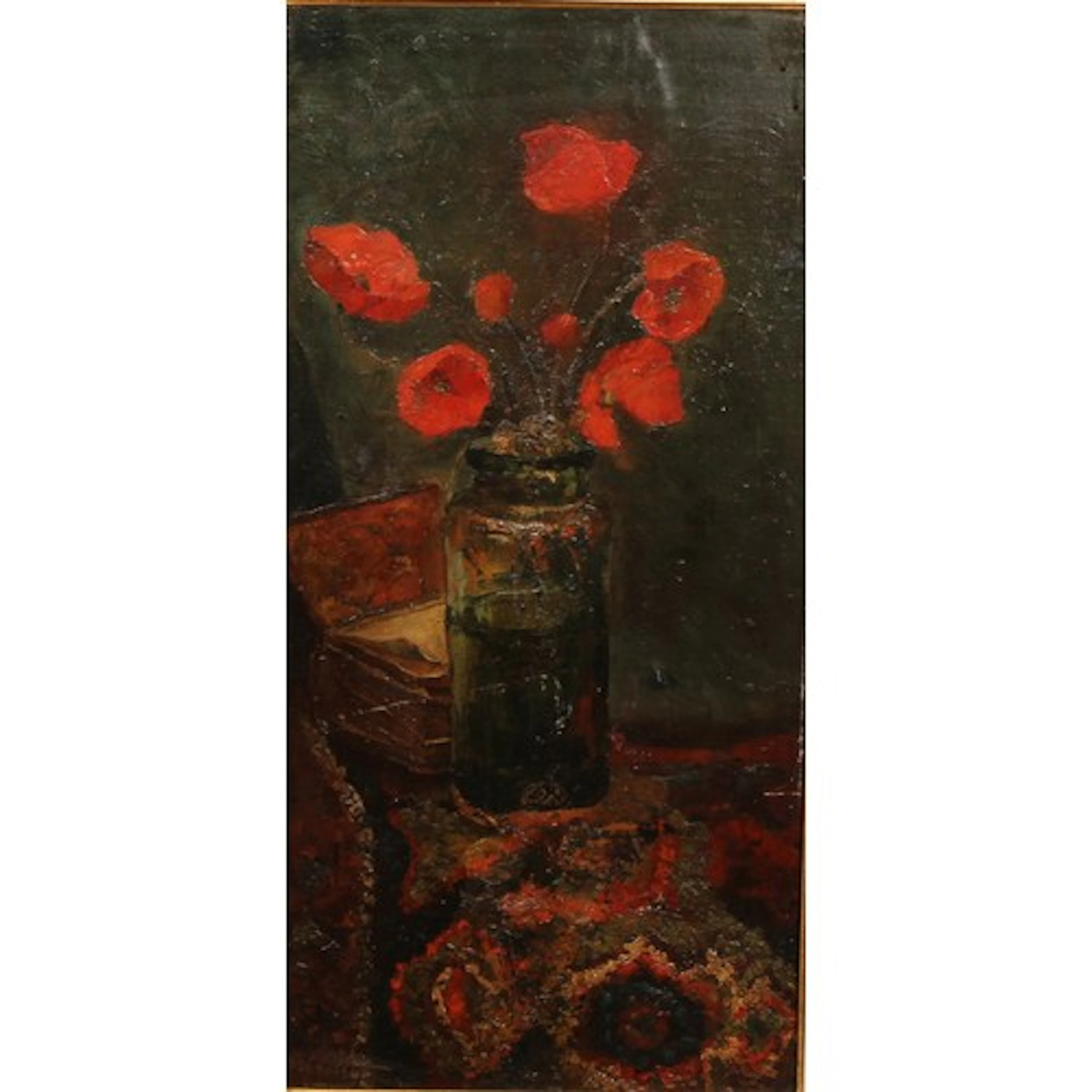 Continental School (early 20th century) Still Life, Poppies,...