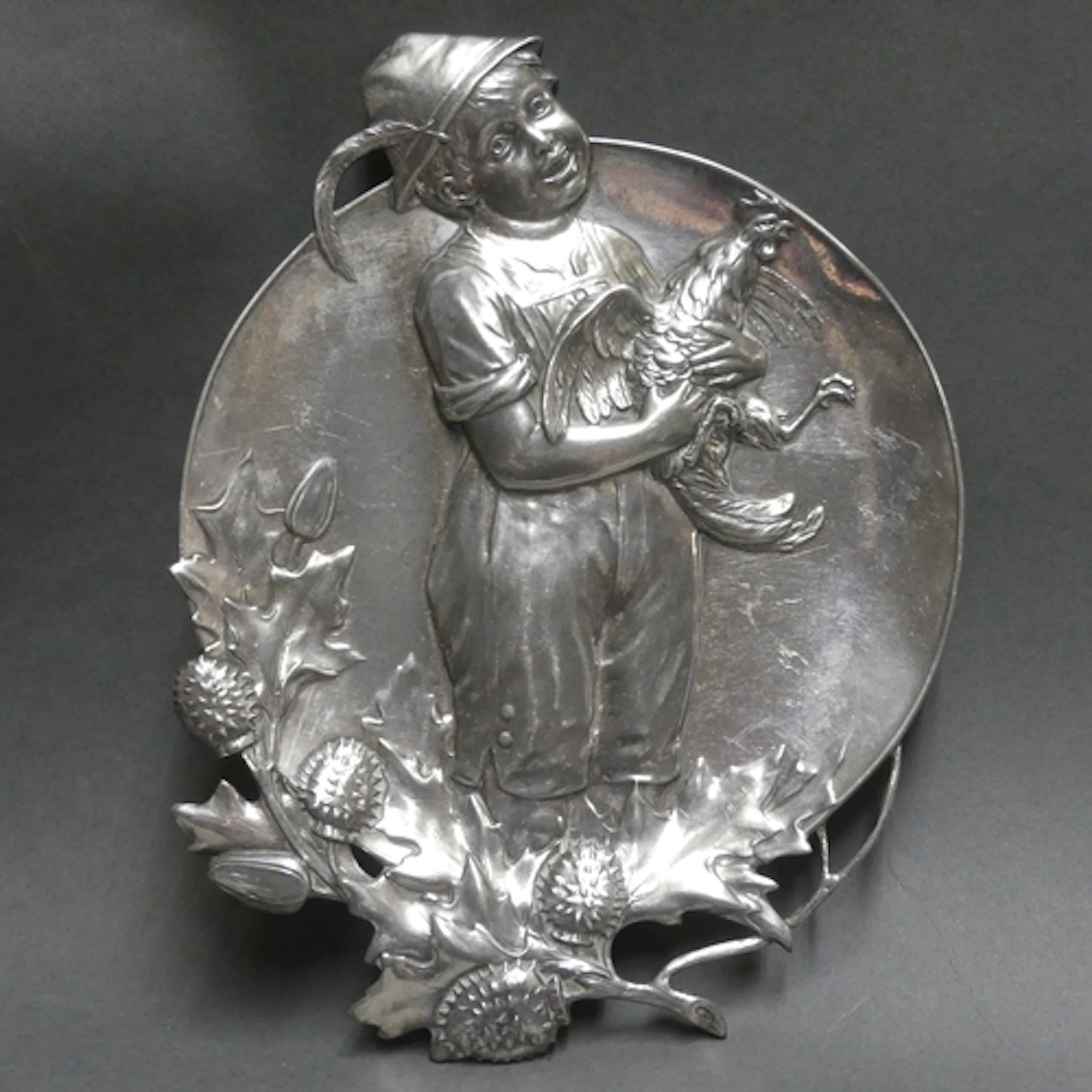 WMF - A Brittania metal shallow tray or wall plaque, design ...