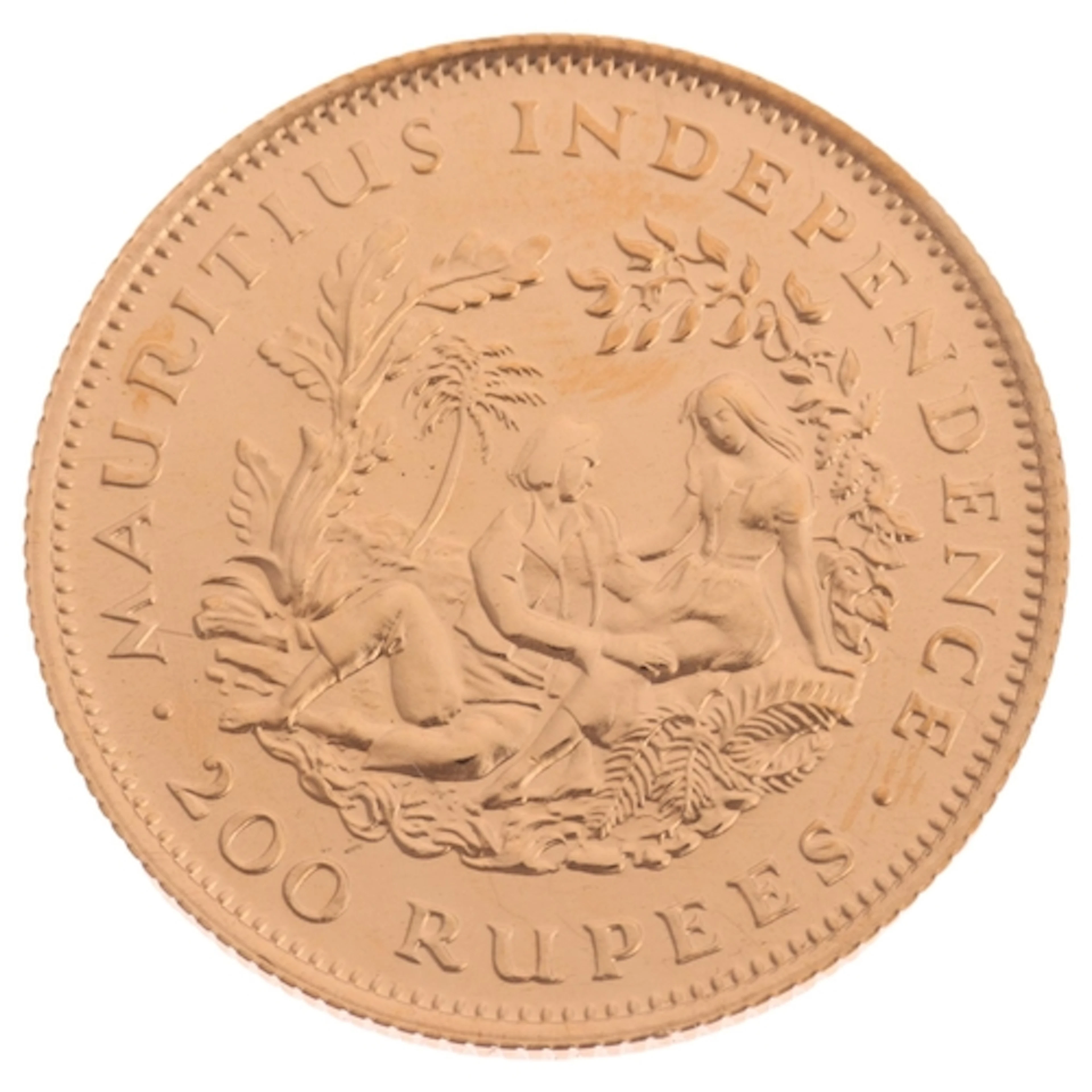 An Elizabeth II 1971 Mauritius Independence two hundred rupe...